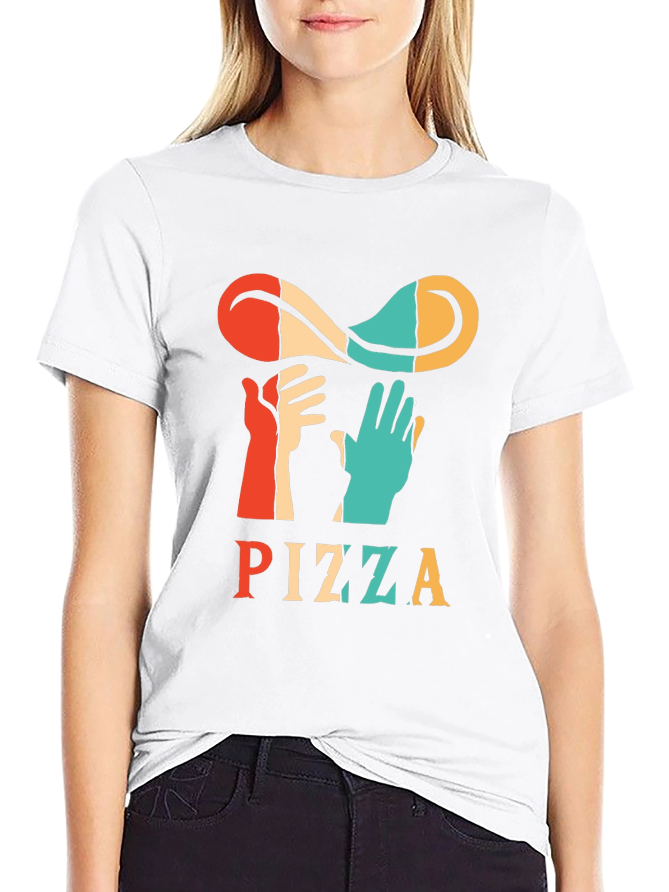 Retro Pizza T-Shirt - Toss It Up!