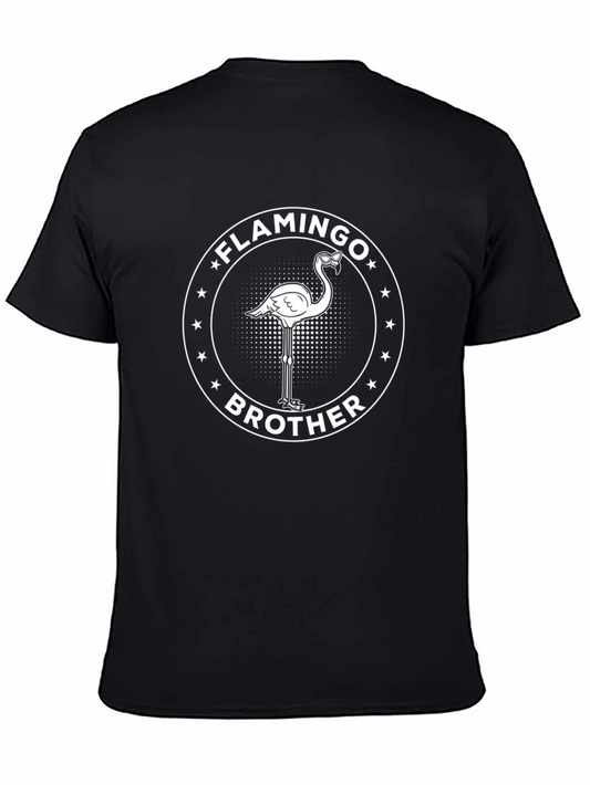 Flamingo Brother T-Shirt - Cool Graphic Tee