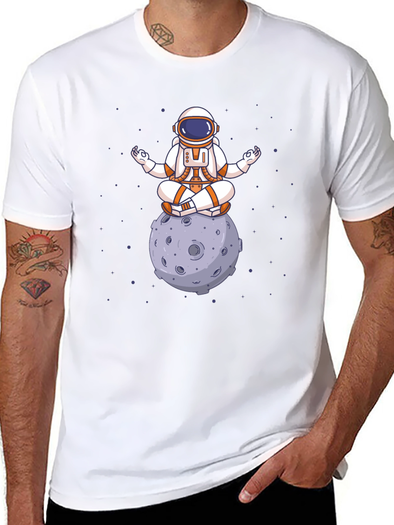 Astronaut Moon Meditation T-Shirt