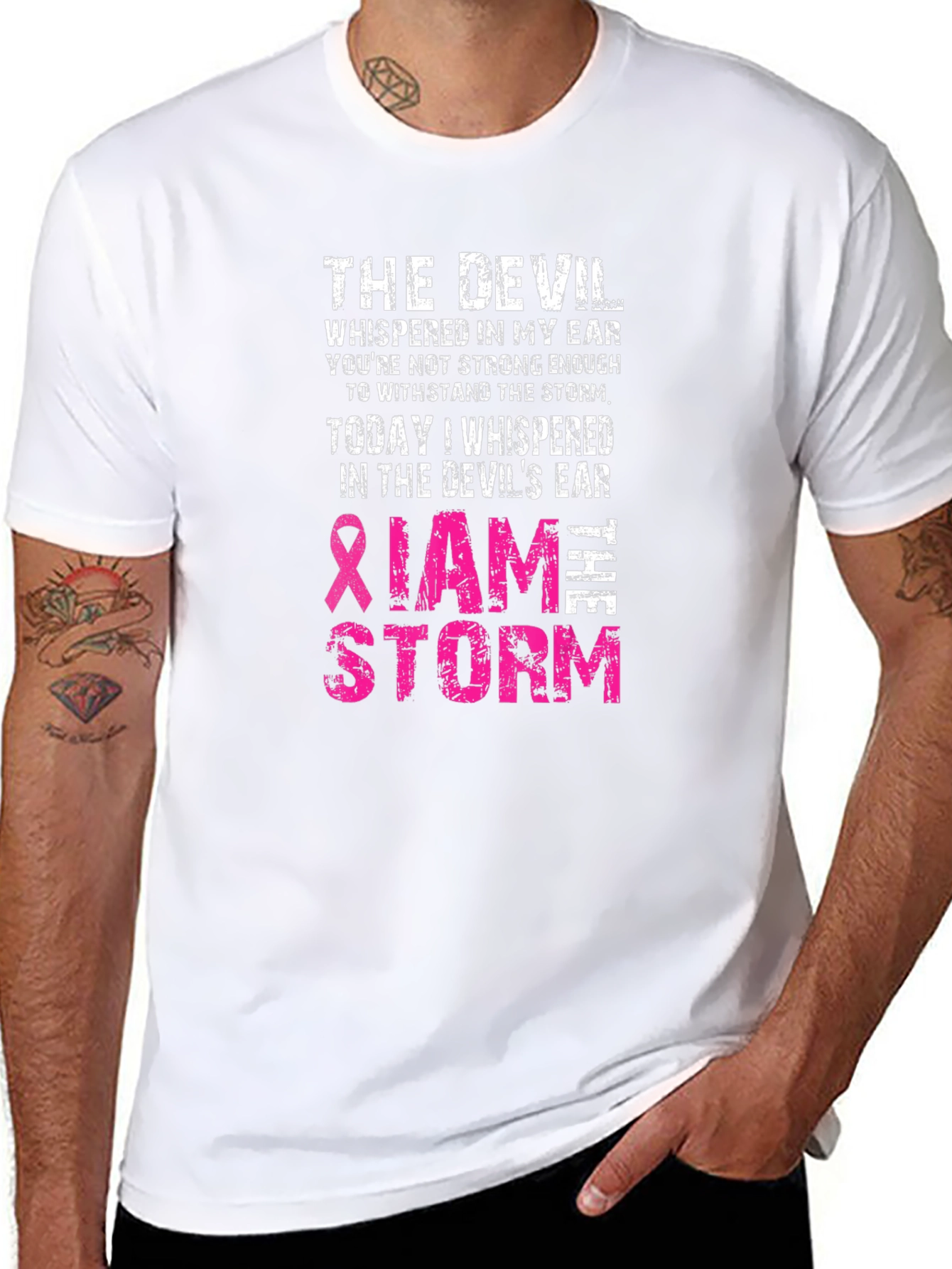 The Devil Whispered T-Shirt: I Am The Storm