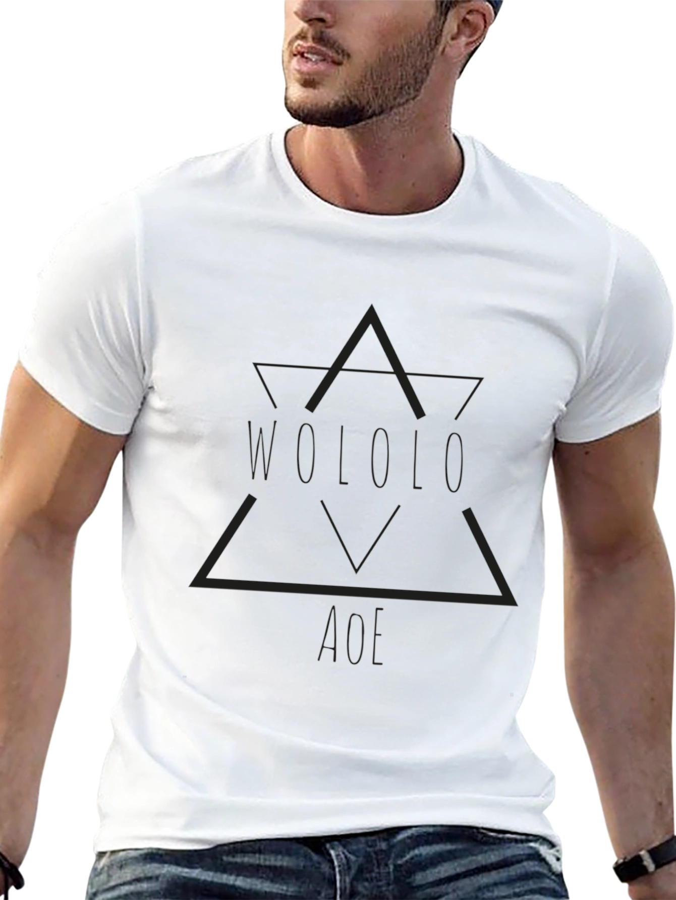 Mens Black Graphic Tee