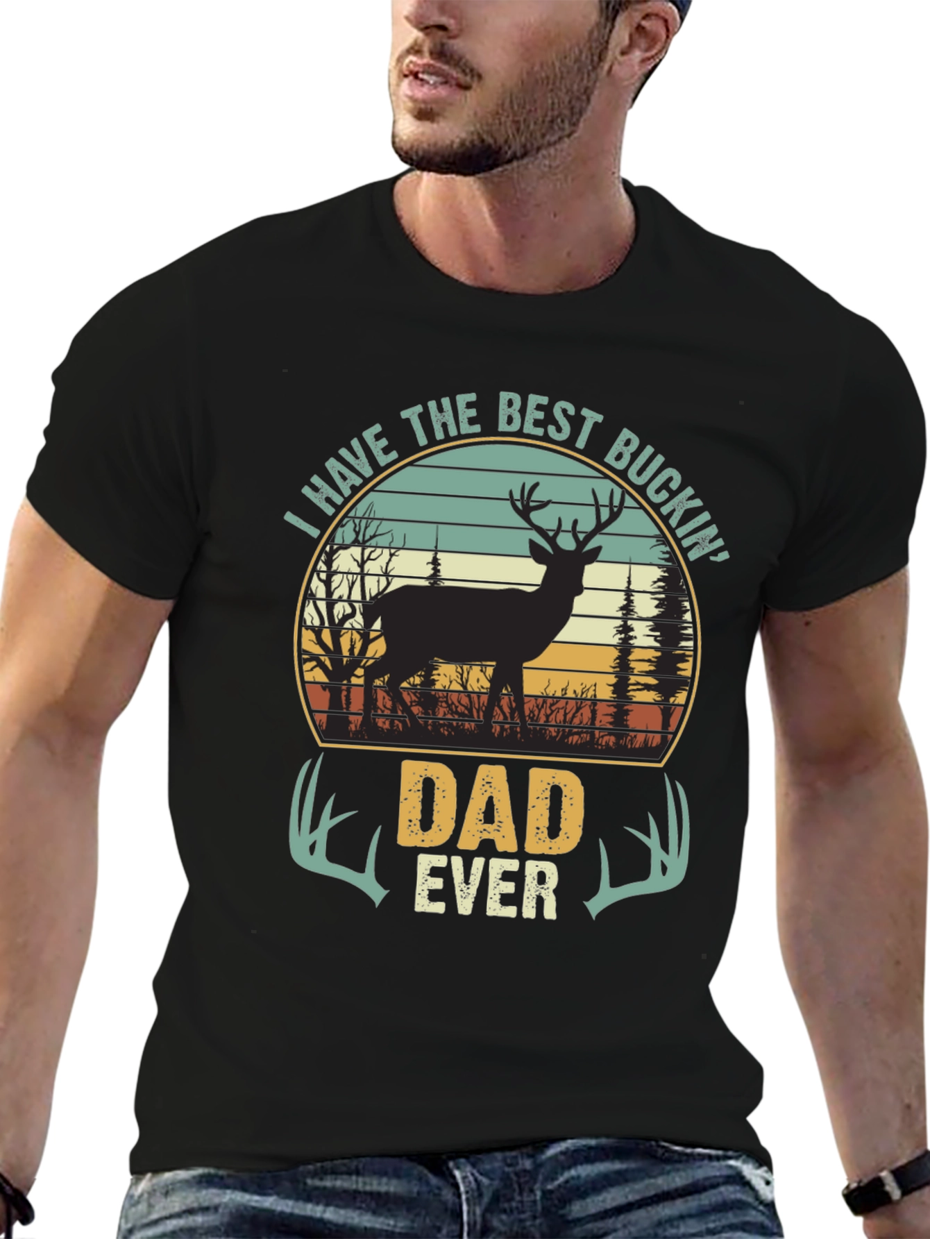 Best Buckin Dad Ever T-Shirt