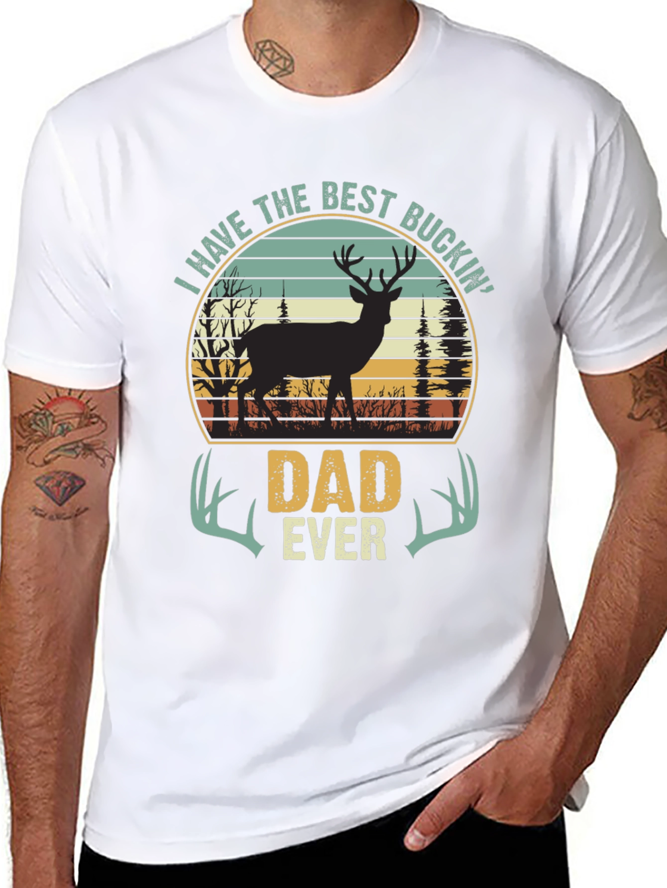 Best Buckin Dad Ever T-Shirt