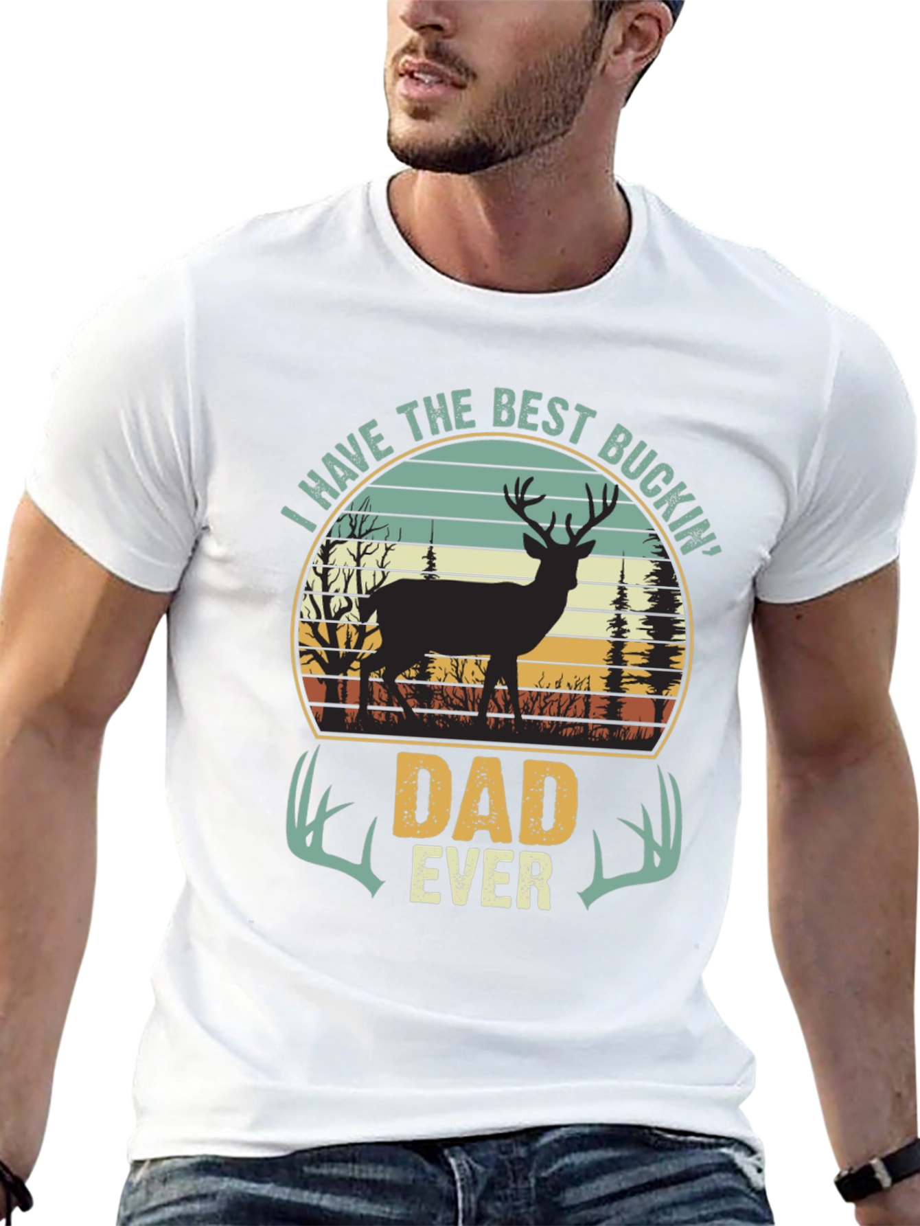 Best Buckin Dad Ever T-Shirt