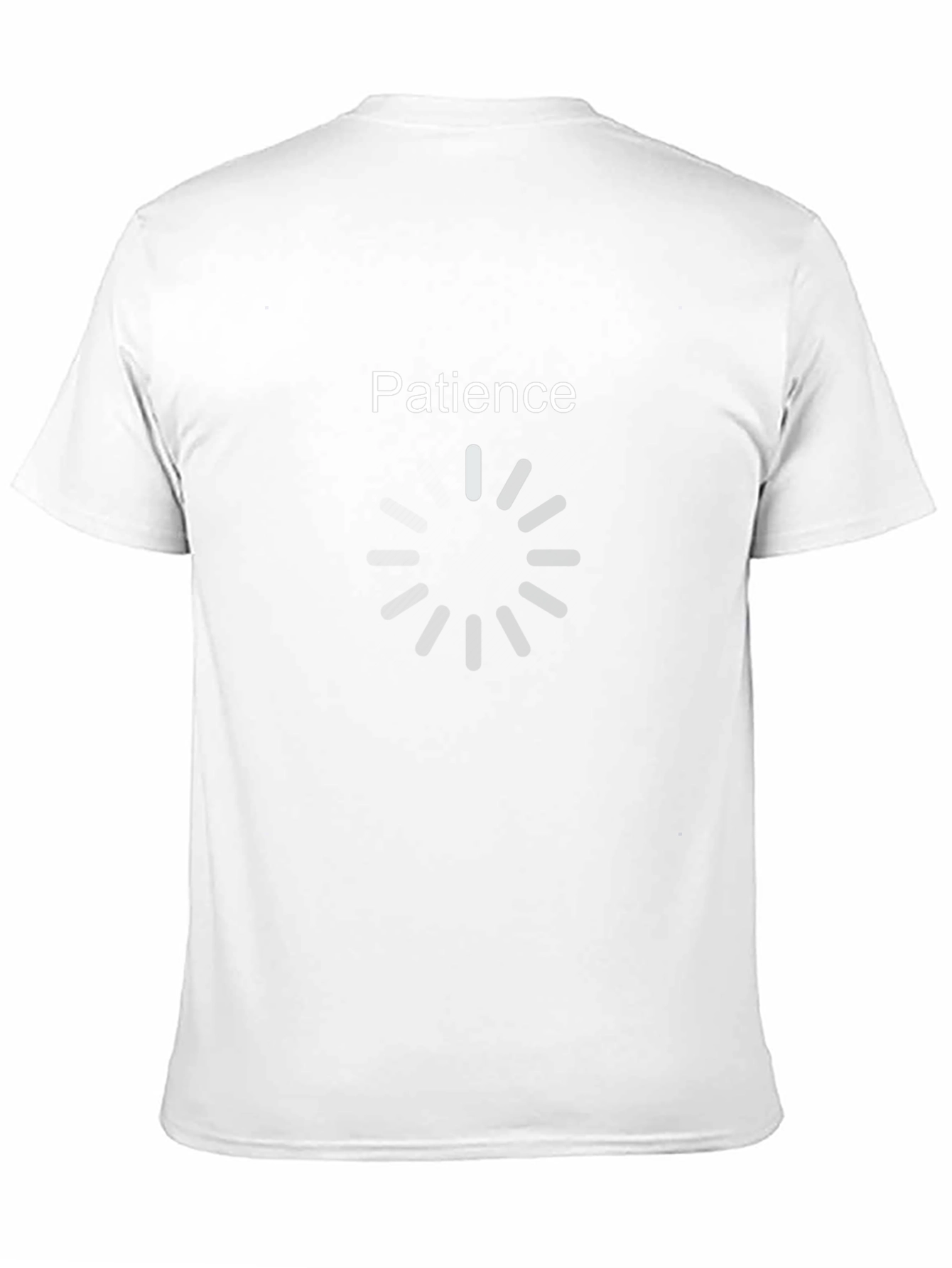 Patience Loading Black Graphic Tee