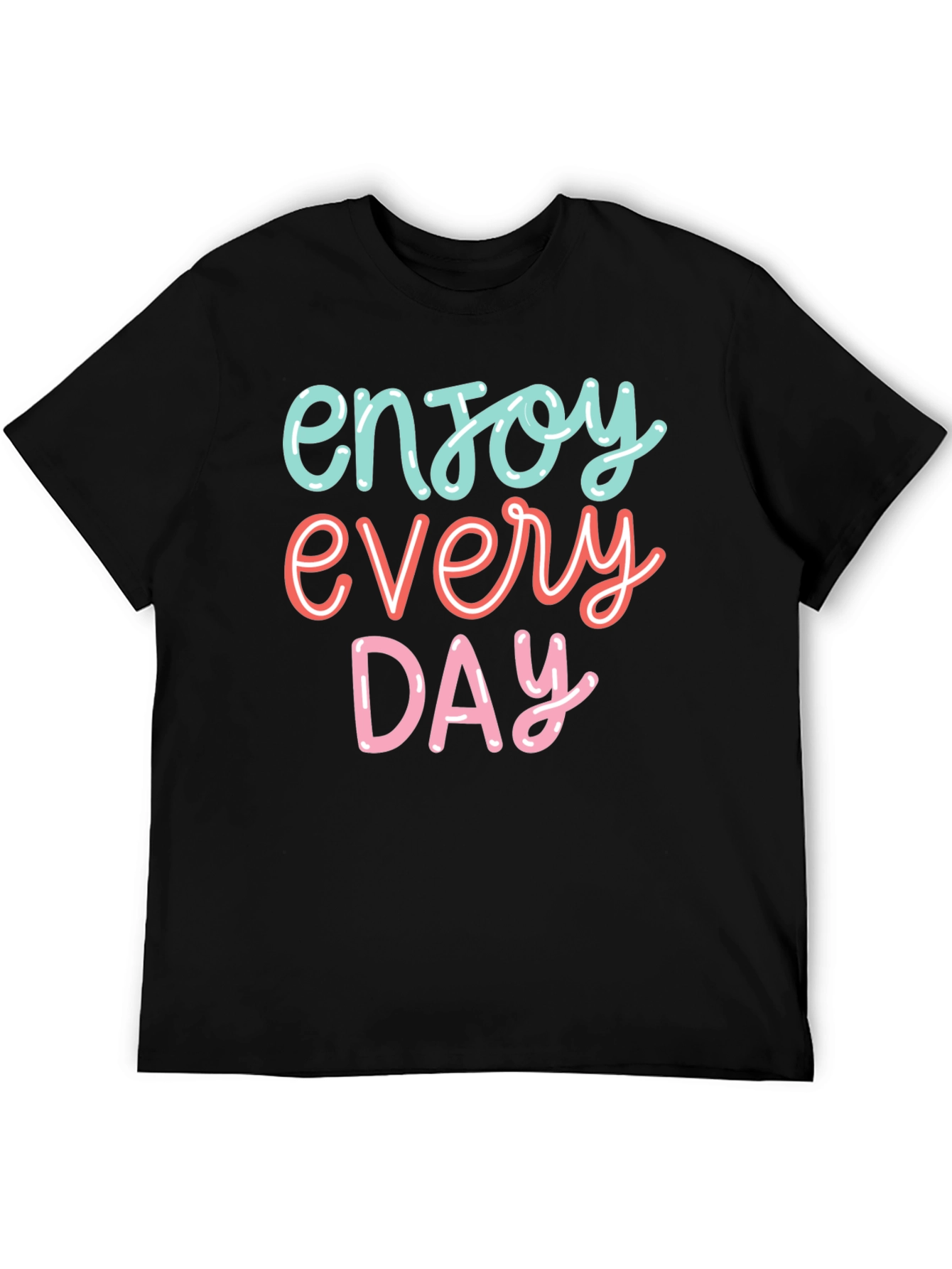 Enjoy Every Day Graphic Tee - Black