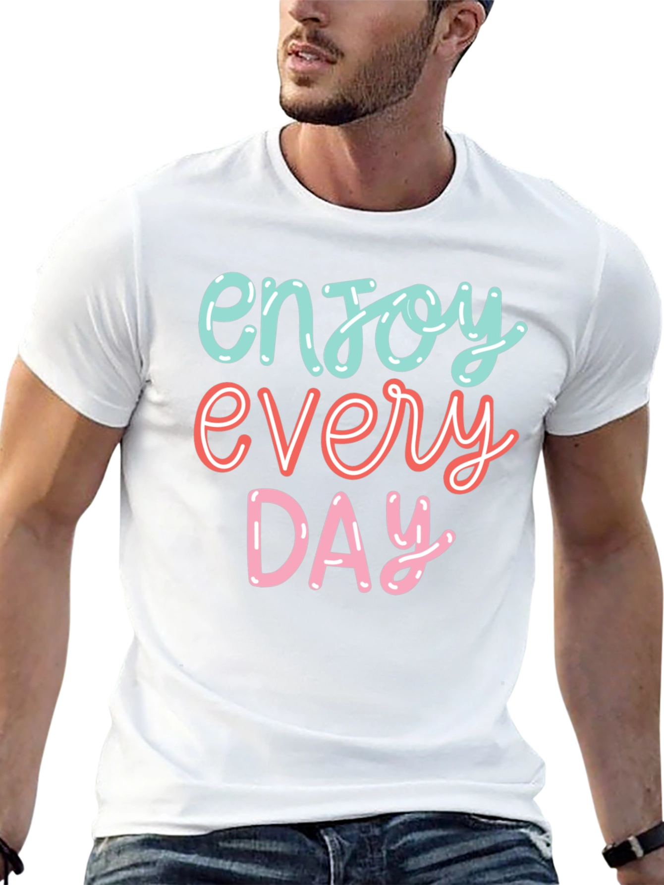 Enjoy Every Day Graphic Tee - Black