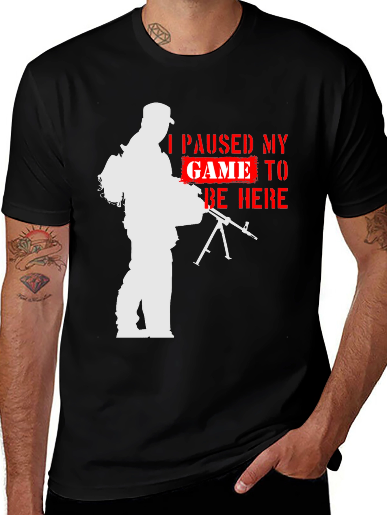 Gamer Graphic Tee - I Paused My Game T-Shirt