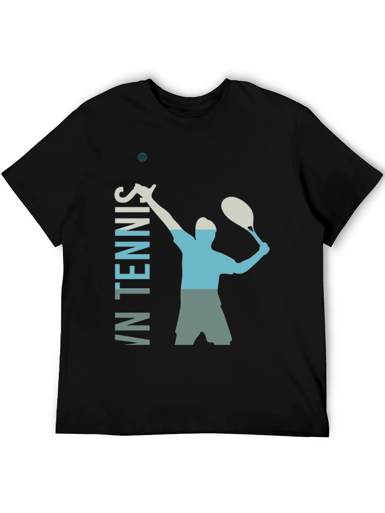 Retro Tennis Serve Graphic T-Shirt