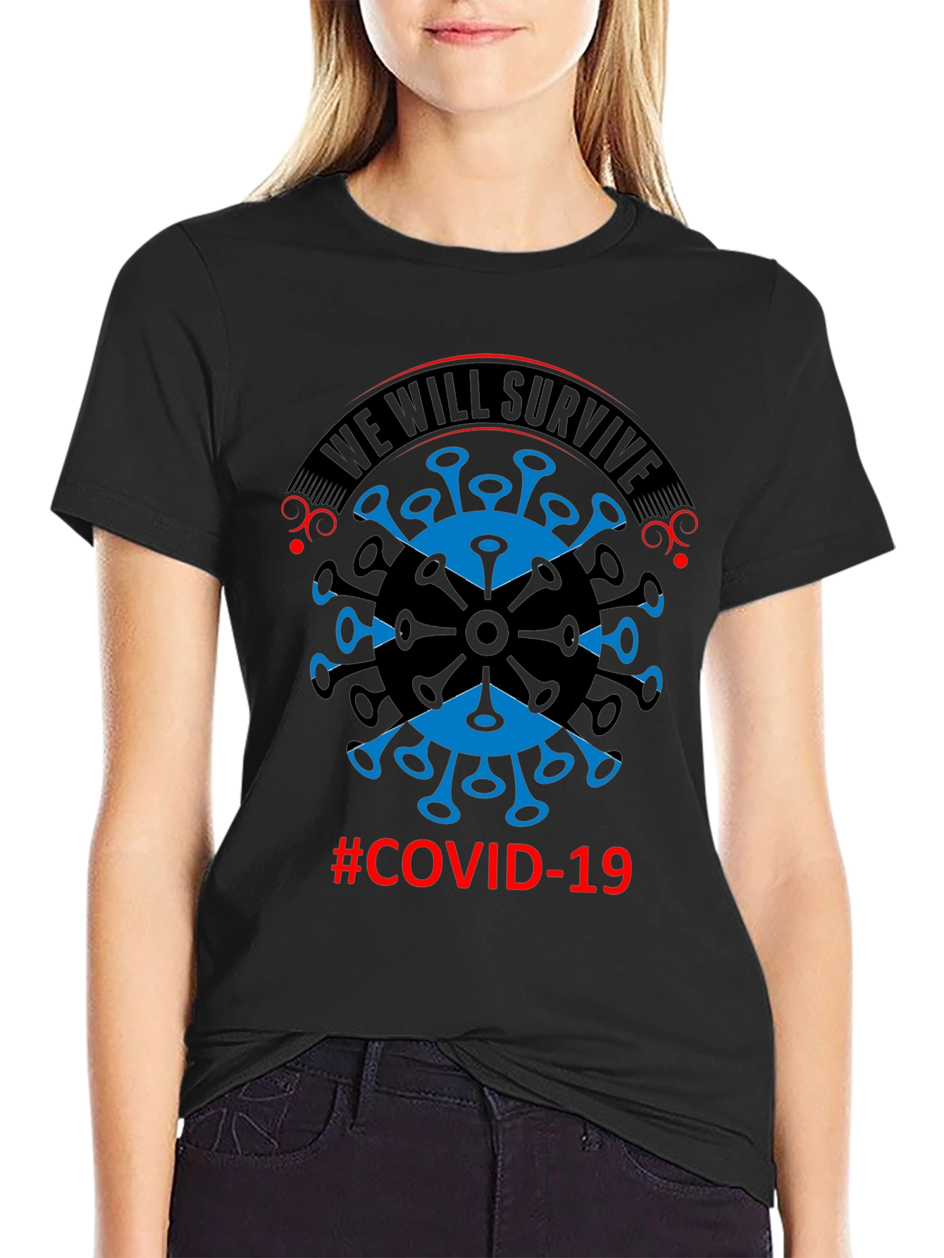 COVID-19 We Will Survive Graphic Tee