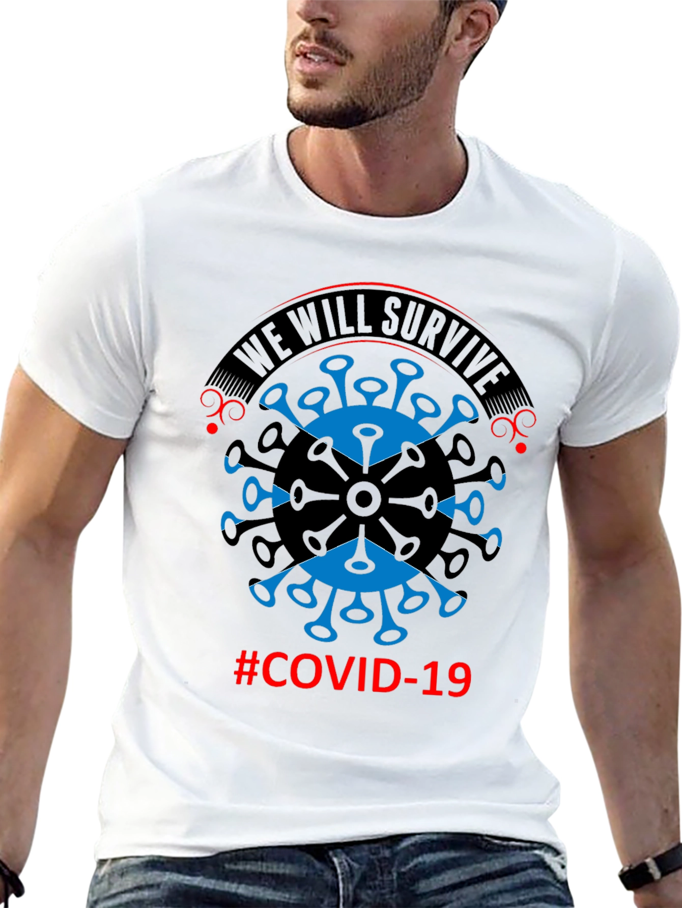 COVID-19 We Will Survive Graphic Tee