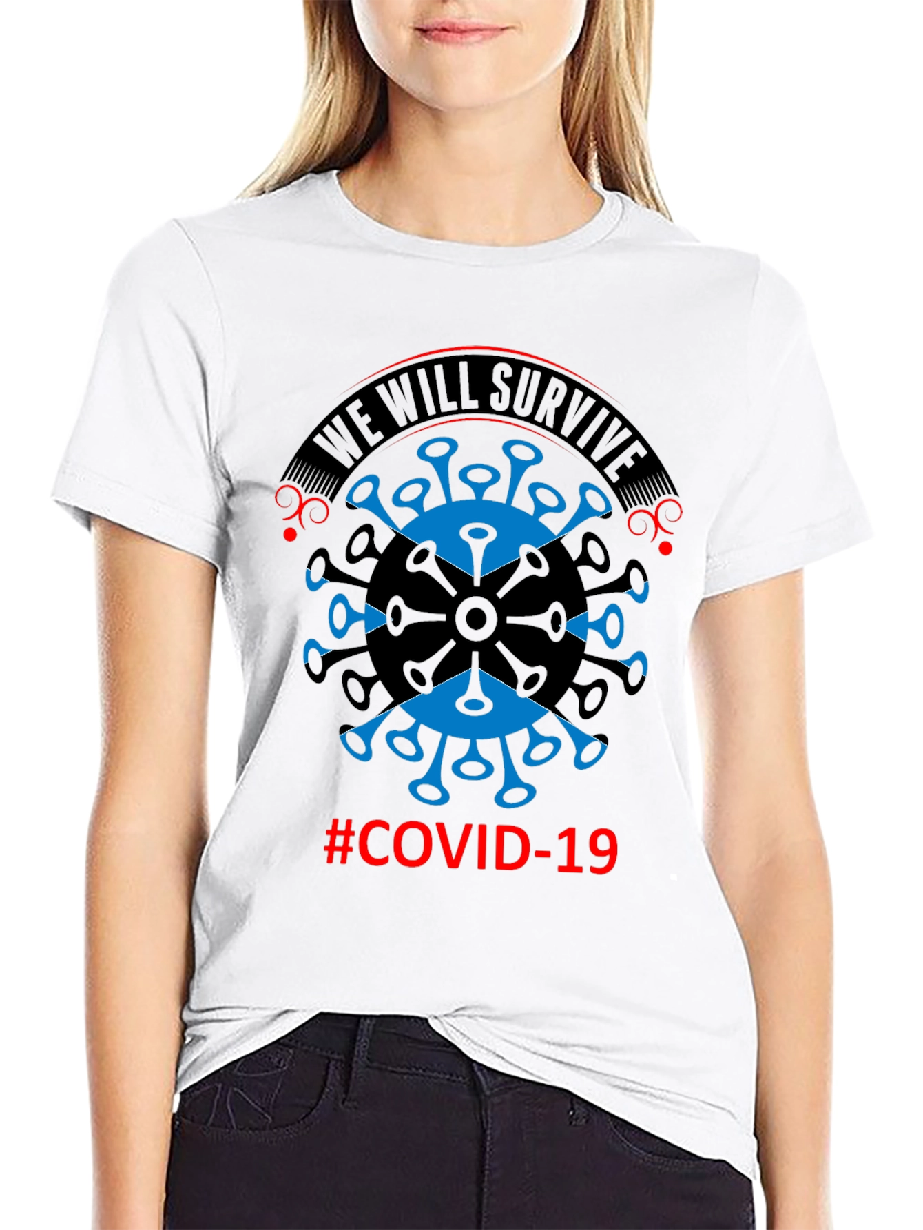COVID-19 We Will Survive Graphic Tee