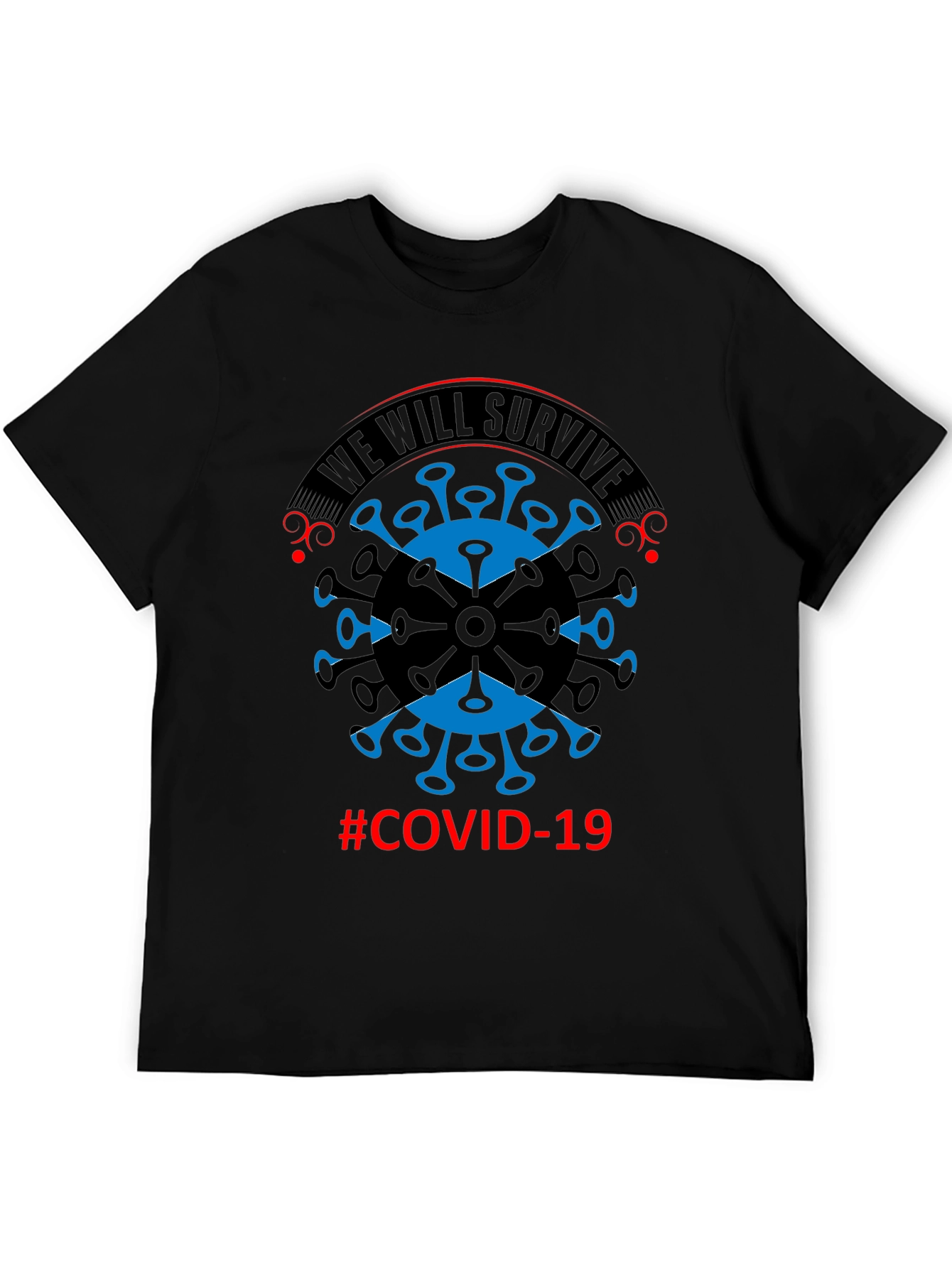 COVID-19 We Will Survive Graphic Tee