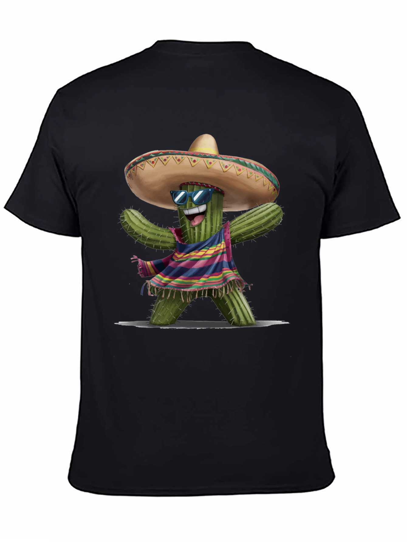 Cactus Fiesta T-Shirt: Party Ready Sombrero Tee