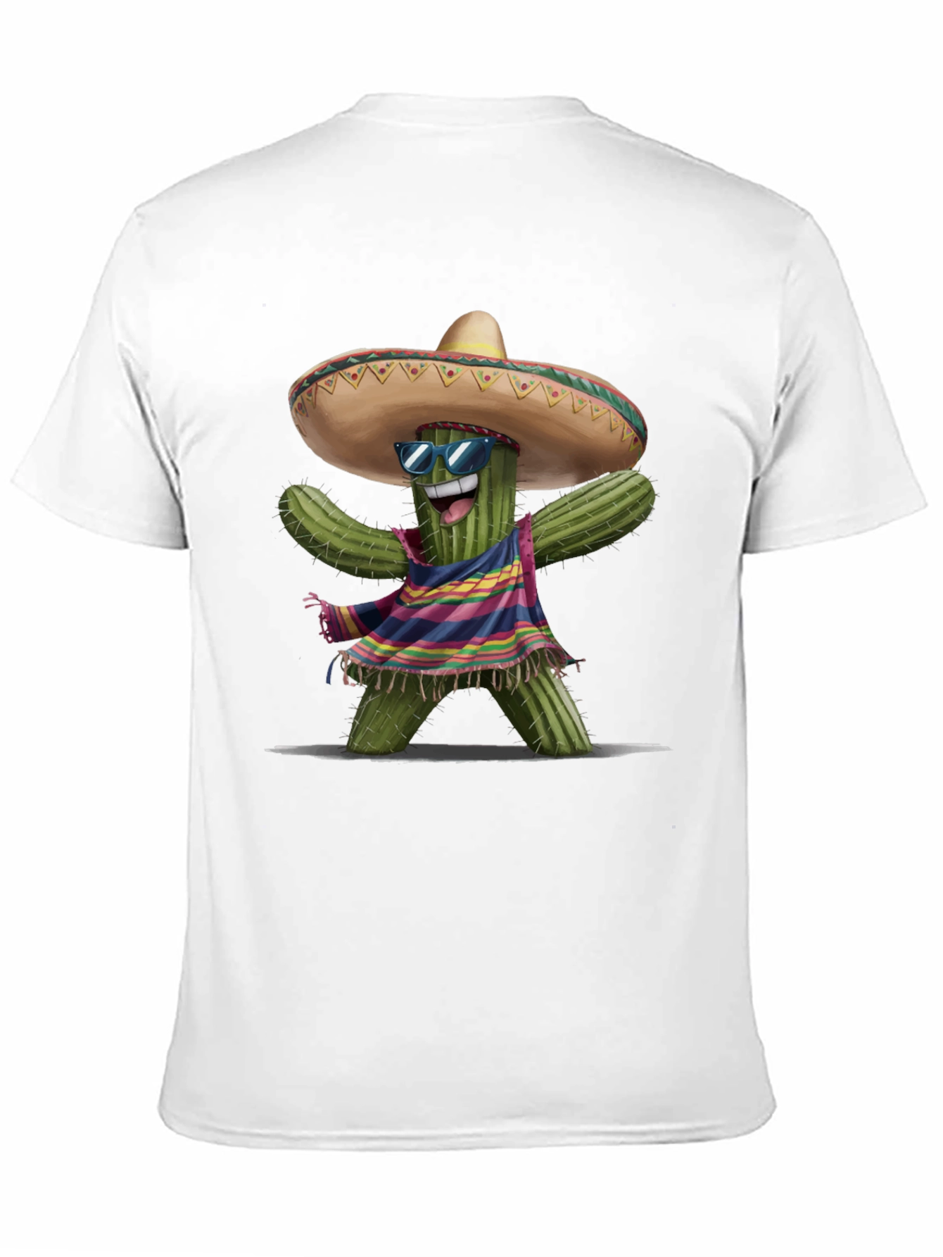 Cactus Fiesta T-Shirt: Party Ready Sombrero Tee