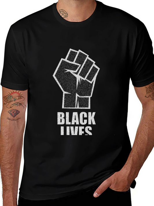 Black Lives Matter Fist Graphic Tee