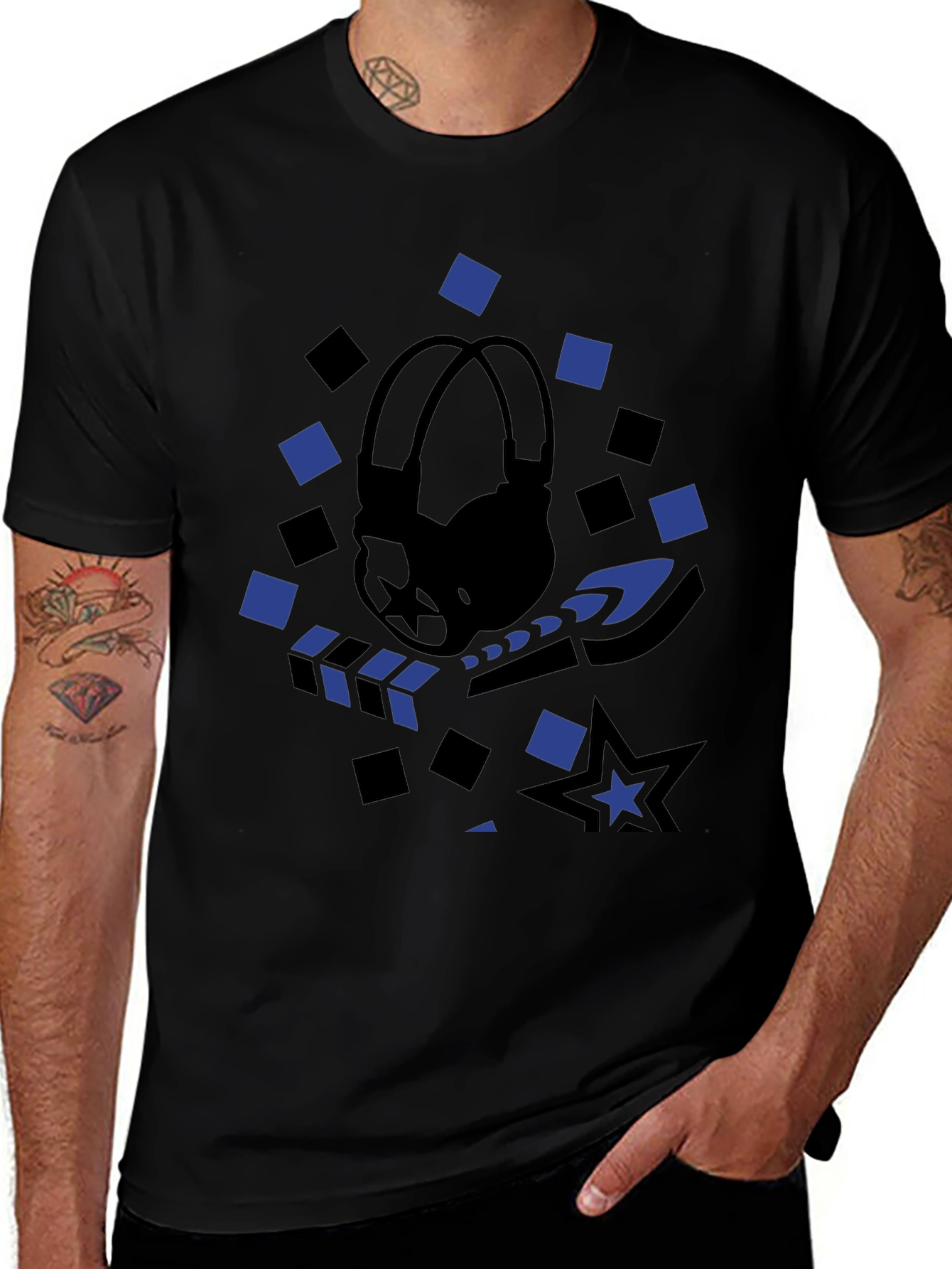 Cool Graphic Tee: Music Lover Style
