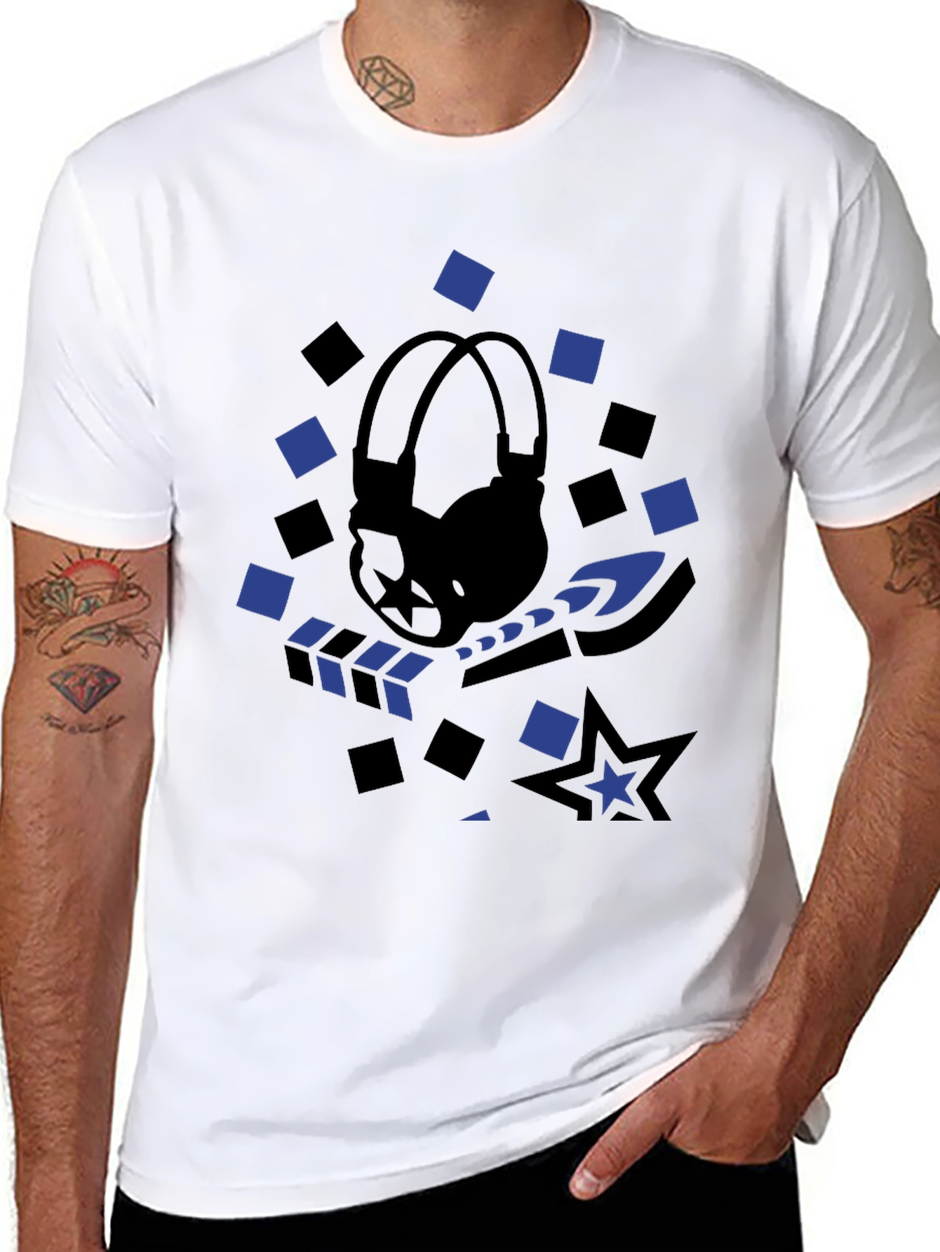 Cool Graphic Tee: Music Lover Style