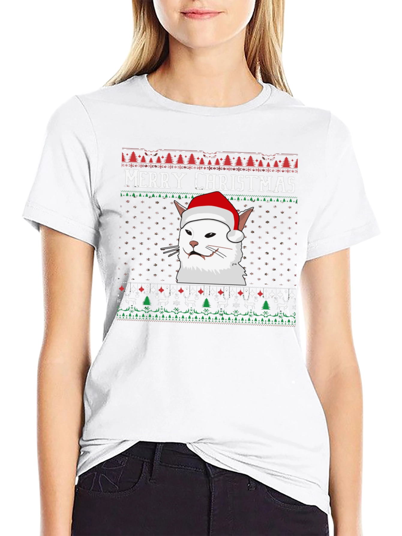 Grumpy Cat Merry Christmas Sweater T-Shirt