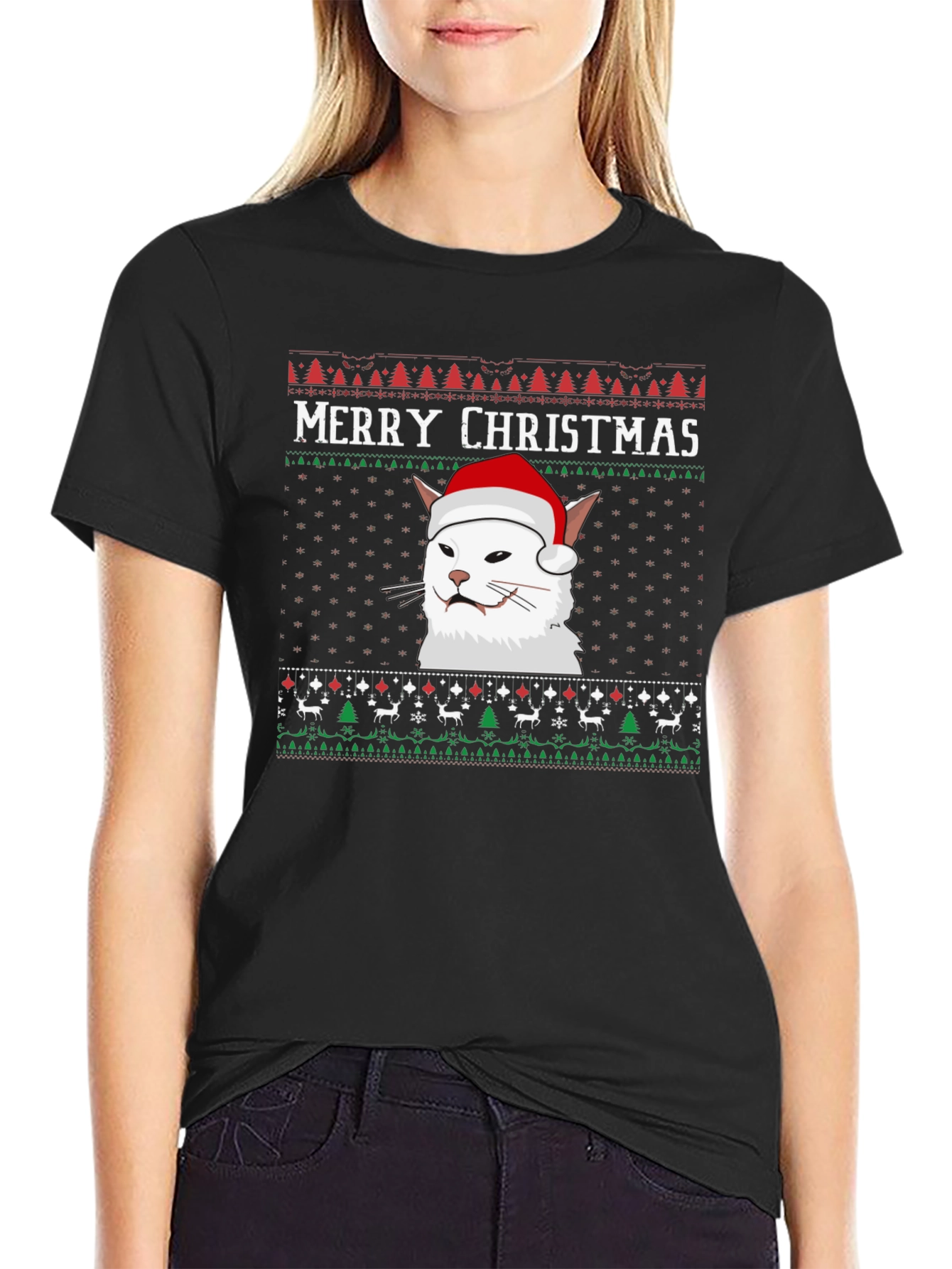 Grumpy Cat Merry Christmas Sweater T-Shirt