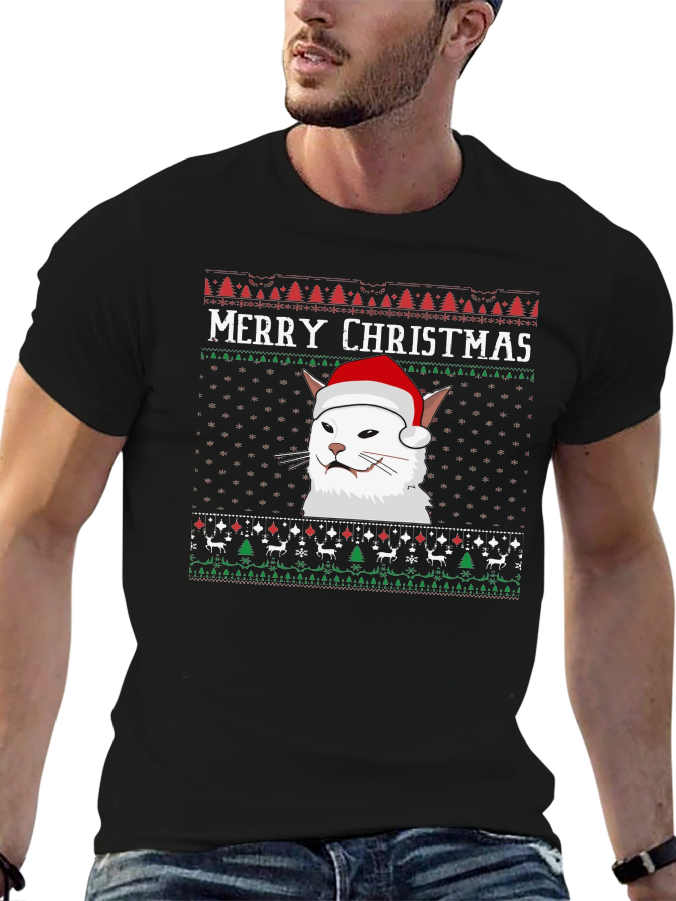 Grumpy Cat Merry Christmas Sweater T-Shirt