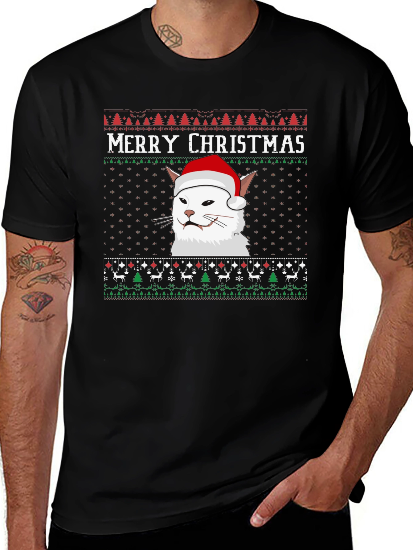 Grumpy Cat Merry Christmas Sweater T-Shirt