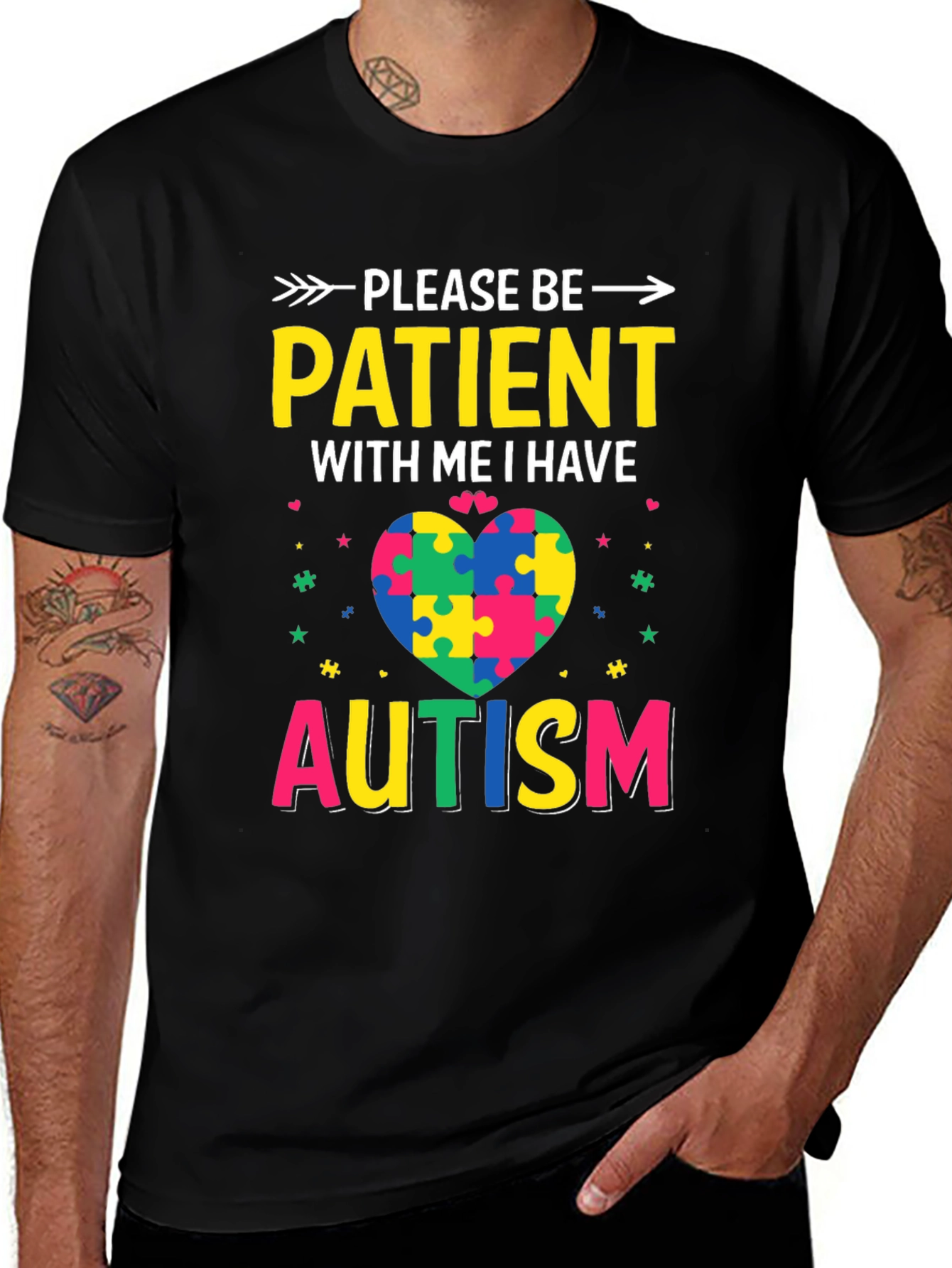 Autism Awareness T-Shirt: Please Be Patient