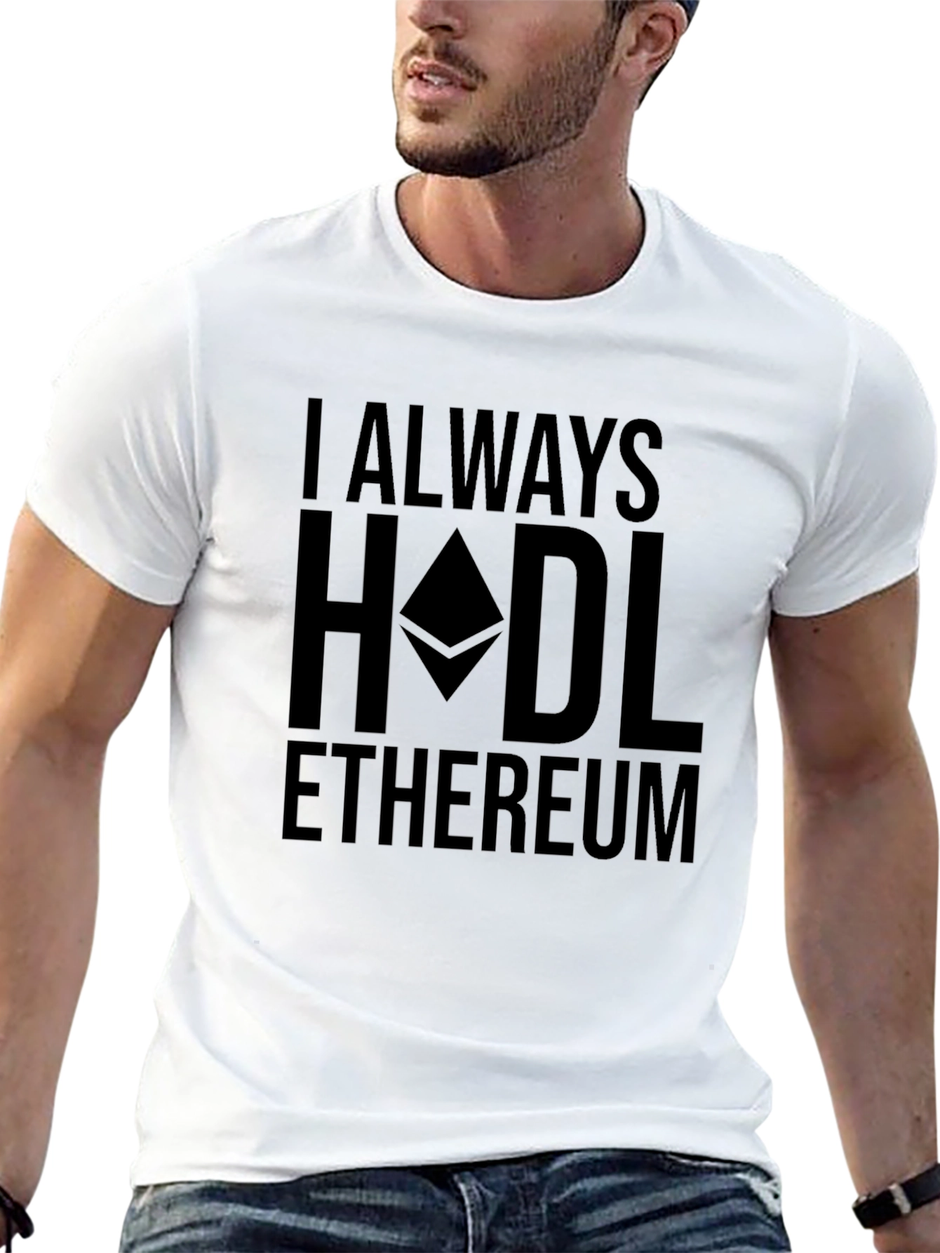 I Always HODL Ethereum Black Crypto T-Shirt