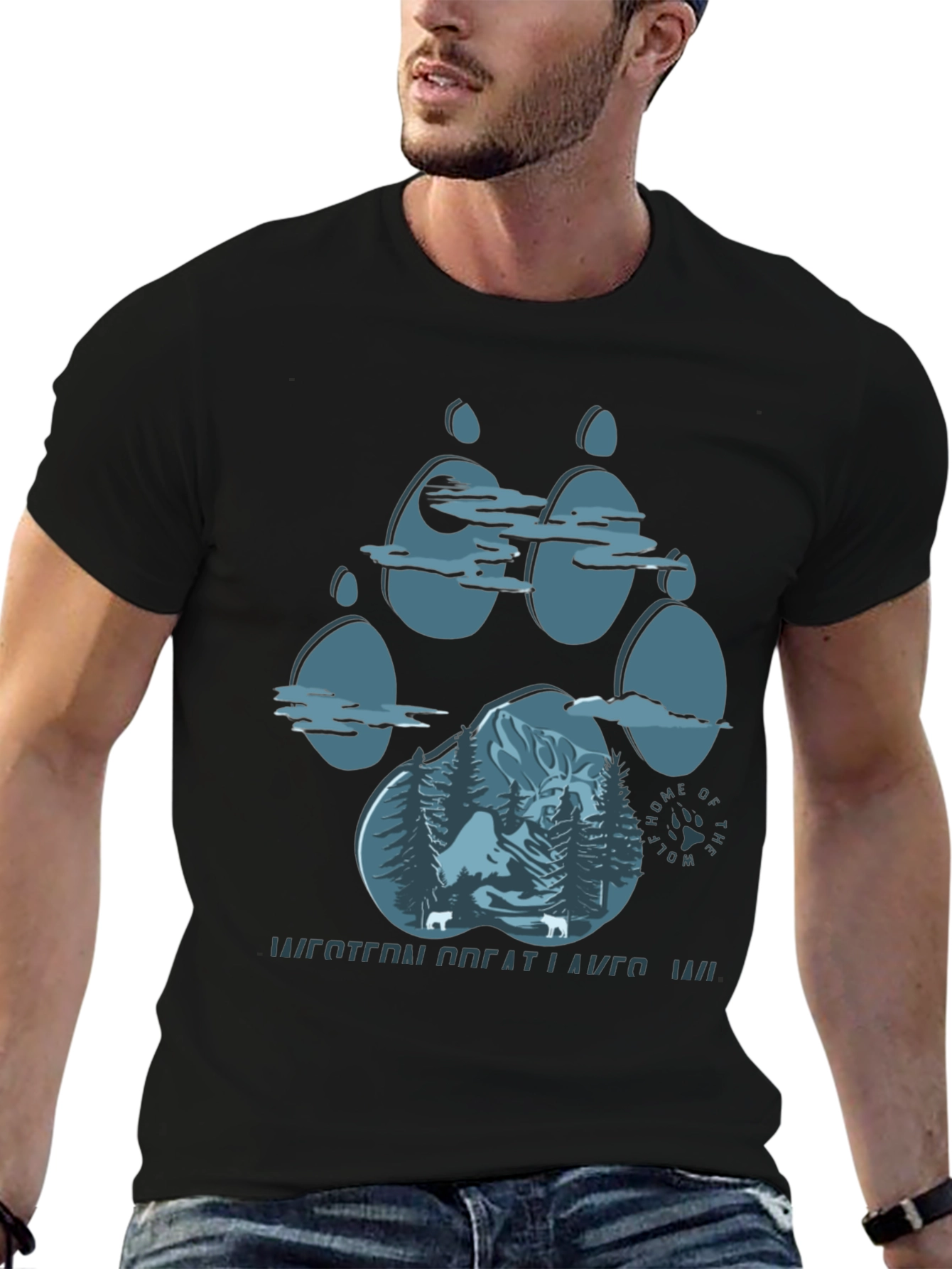 Wolf Paw Graphic Tee