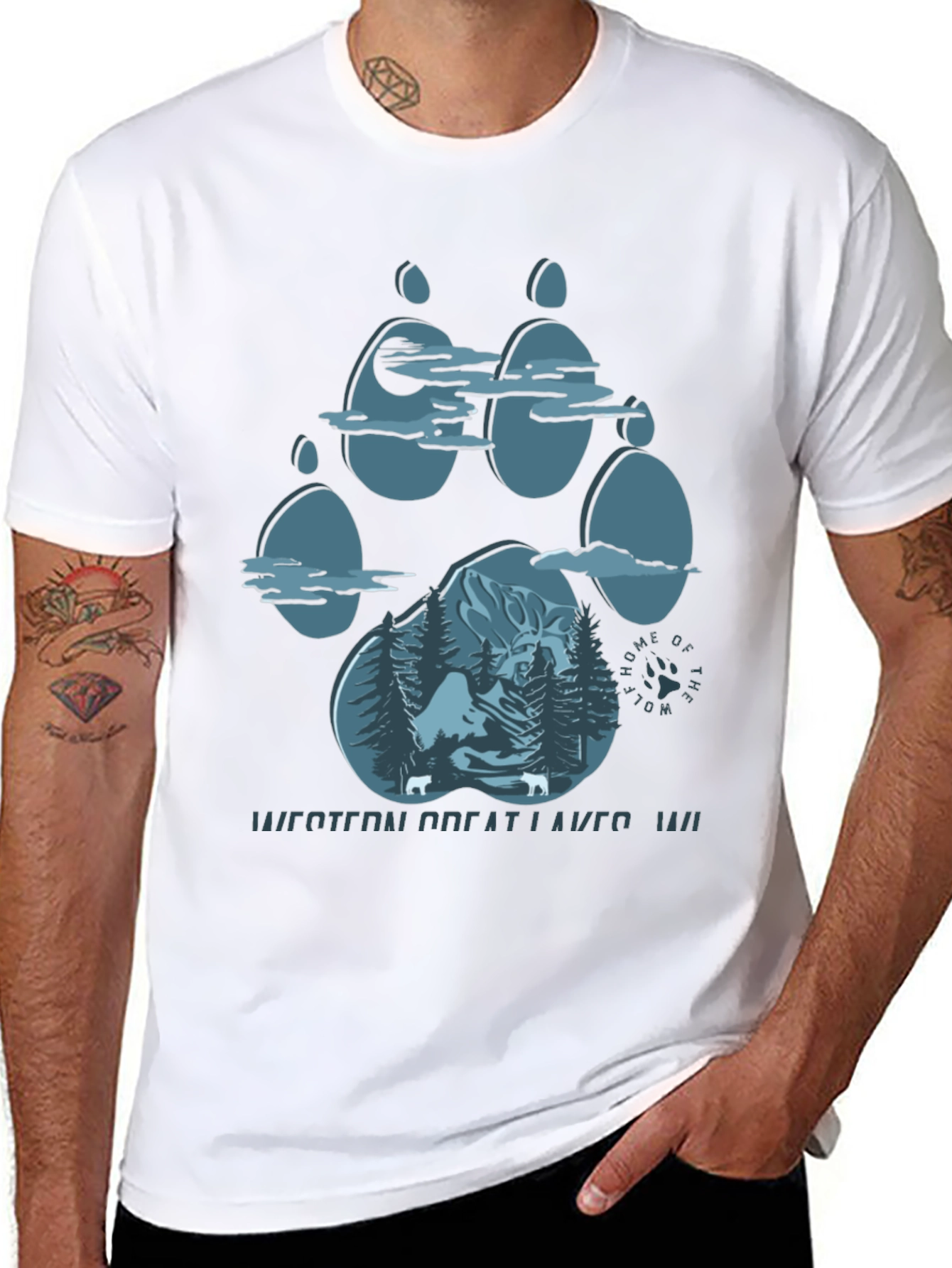 Wolf Paw Graphic Tee