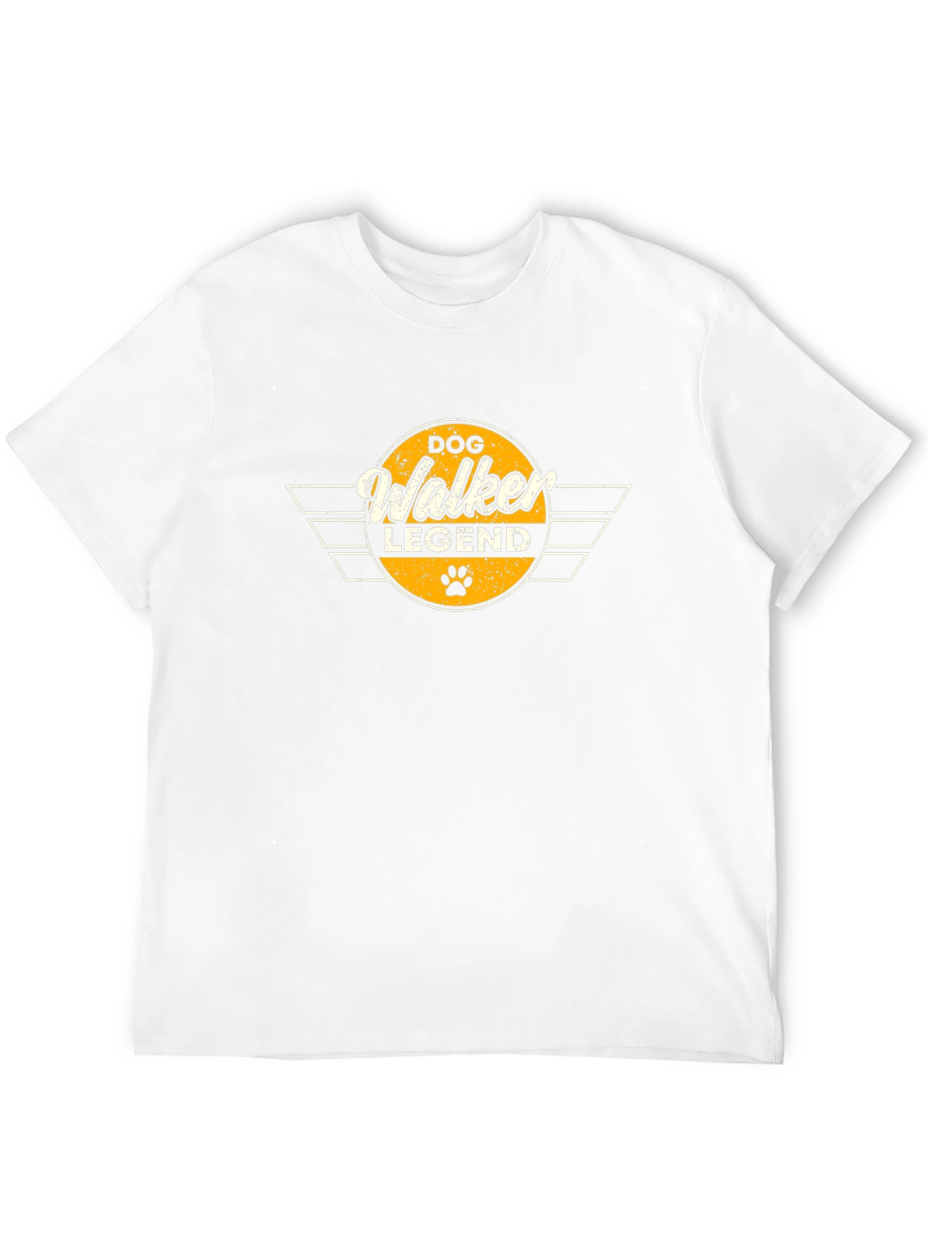 Dog Walker Legend Black T-Shirt