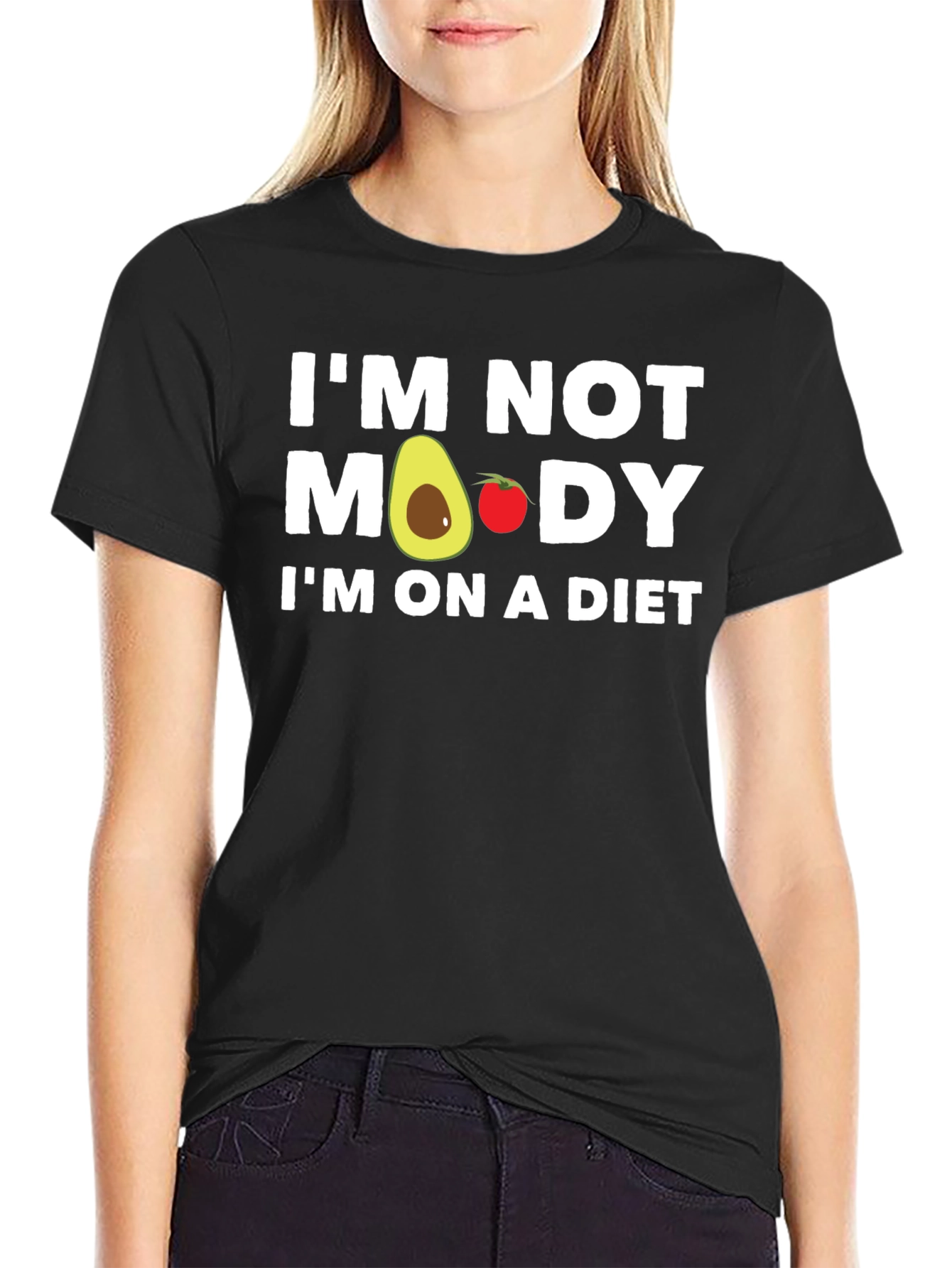 Im Not Moody Im On A Diet T-Shirt