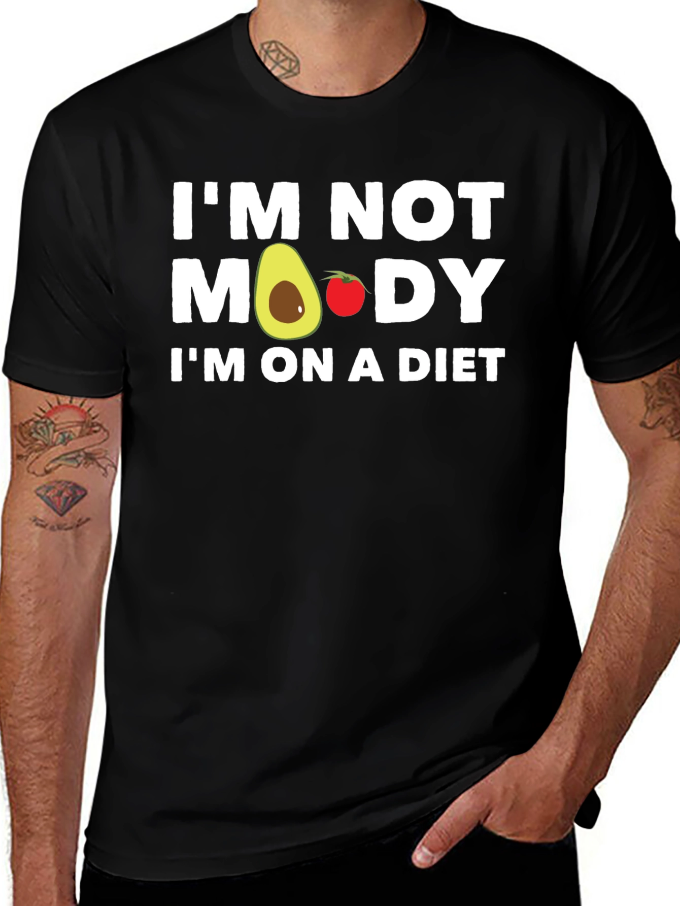 Im Not Moody Im On A Diet T-Shirt