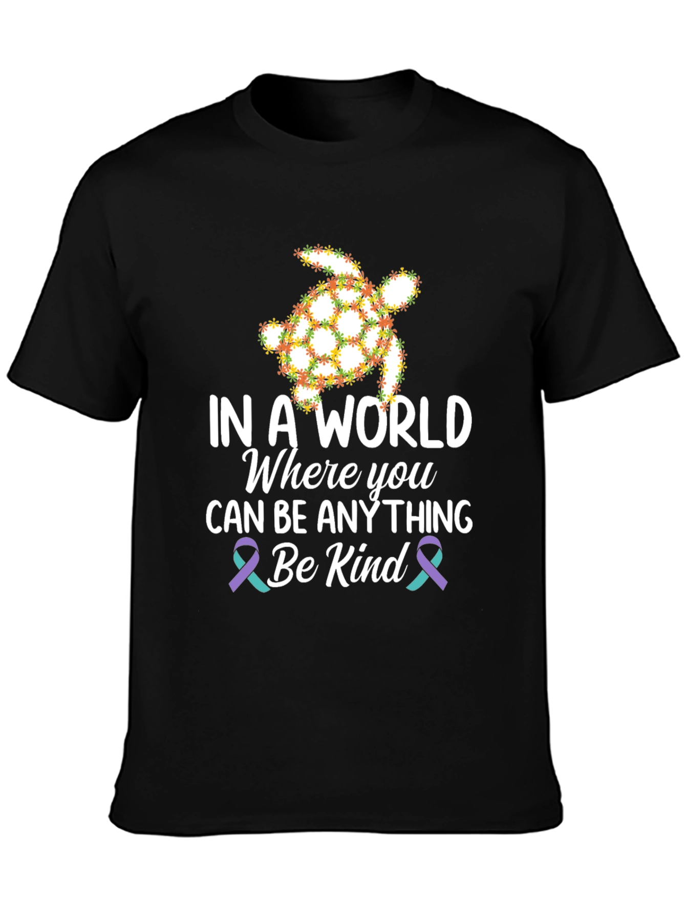 In A World Be Kind Turtle T-Shirt
