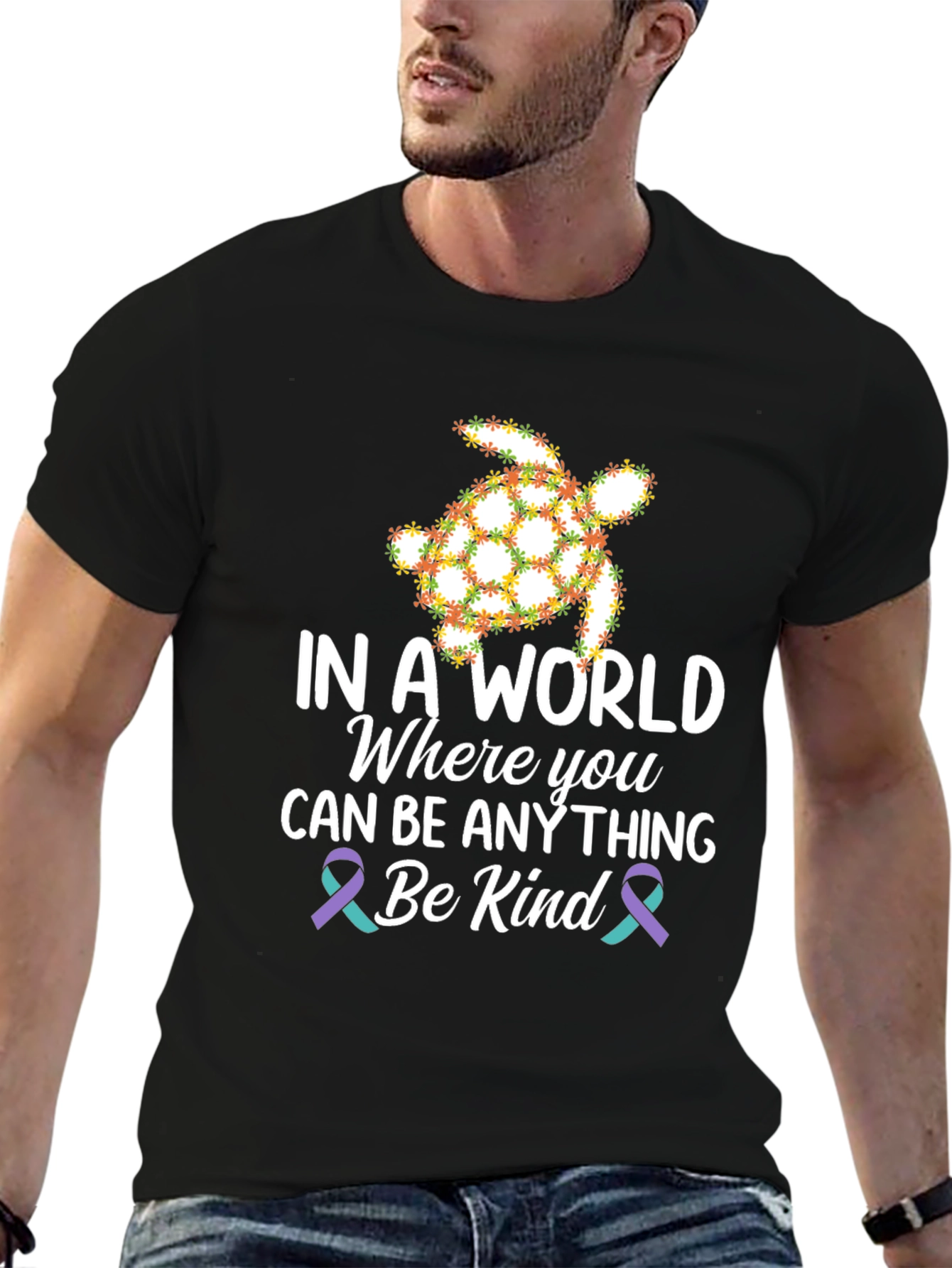 In A World Be Kind Turtle T-Shirt