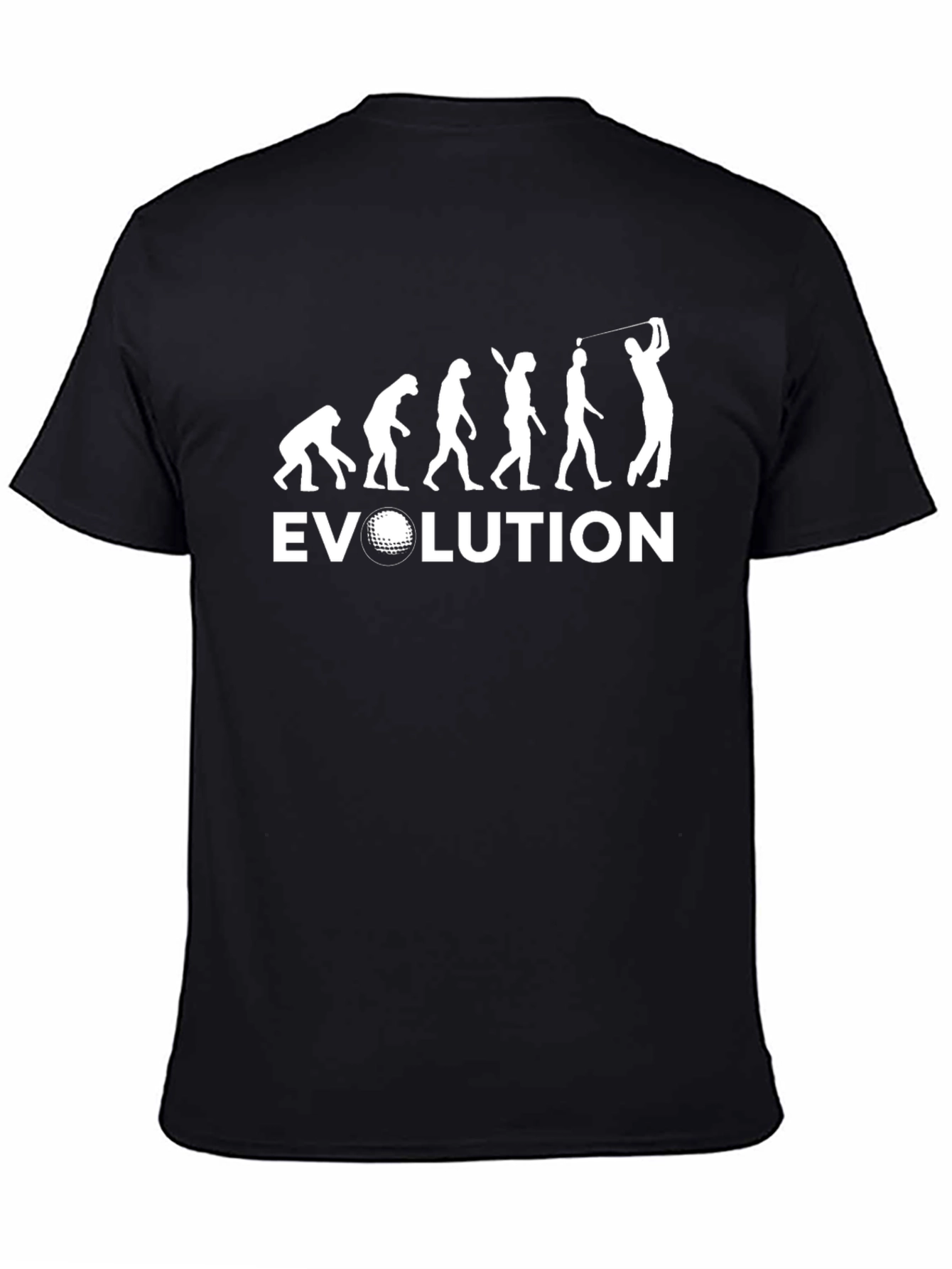 Evolution of Golf Black T-Shirt