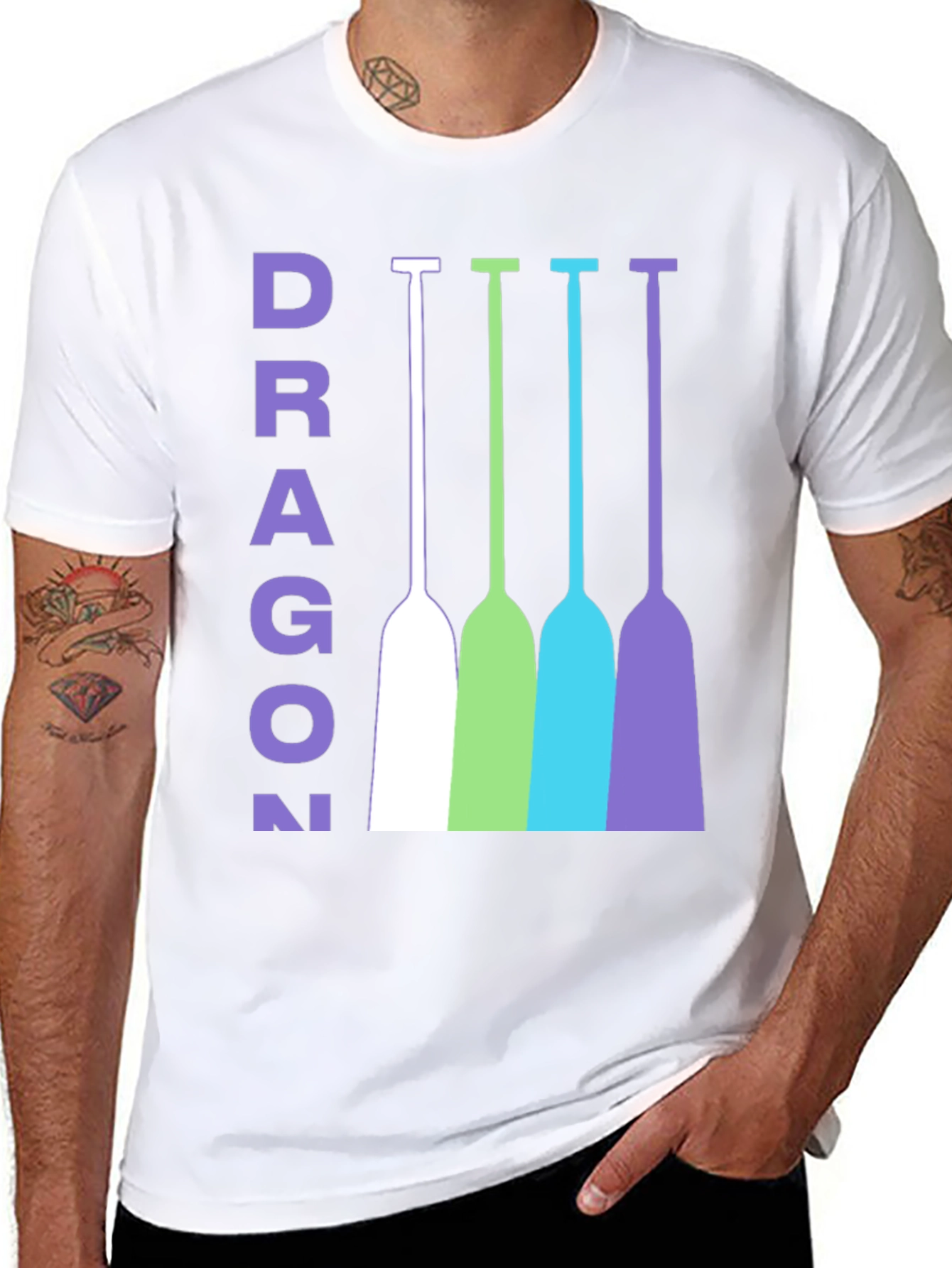 Dragon Boat Paddles Graphic Tee