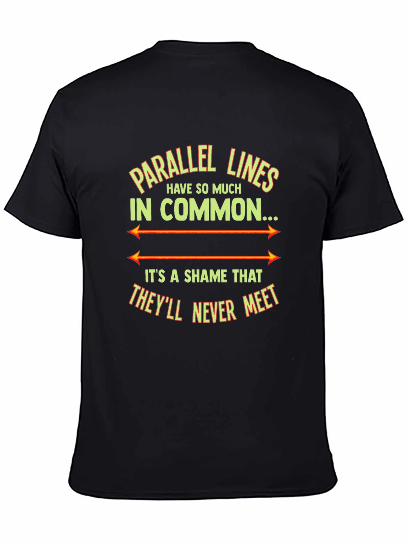 Parallel Lines Graphic T-Shirt - Never Meet