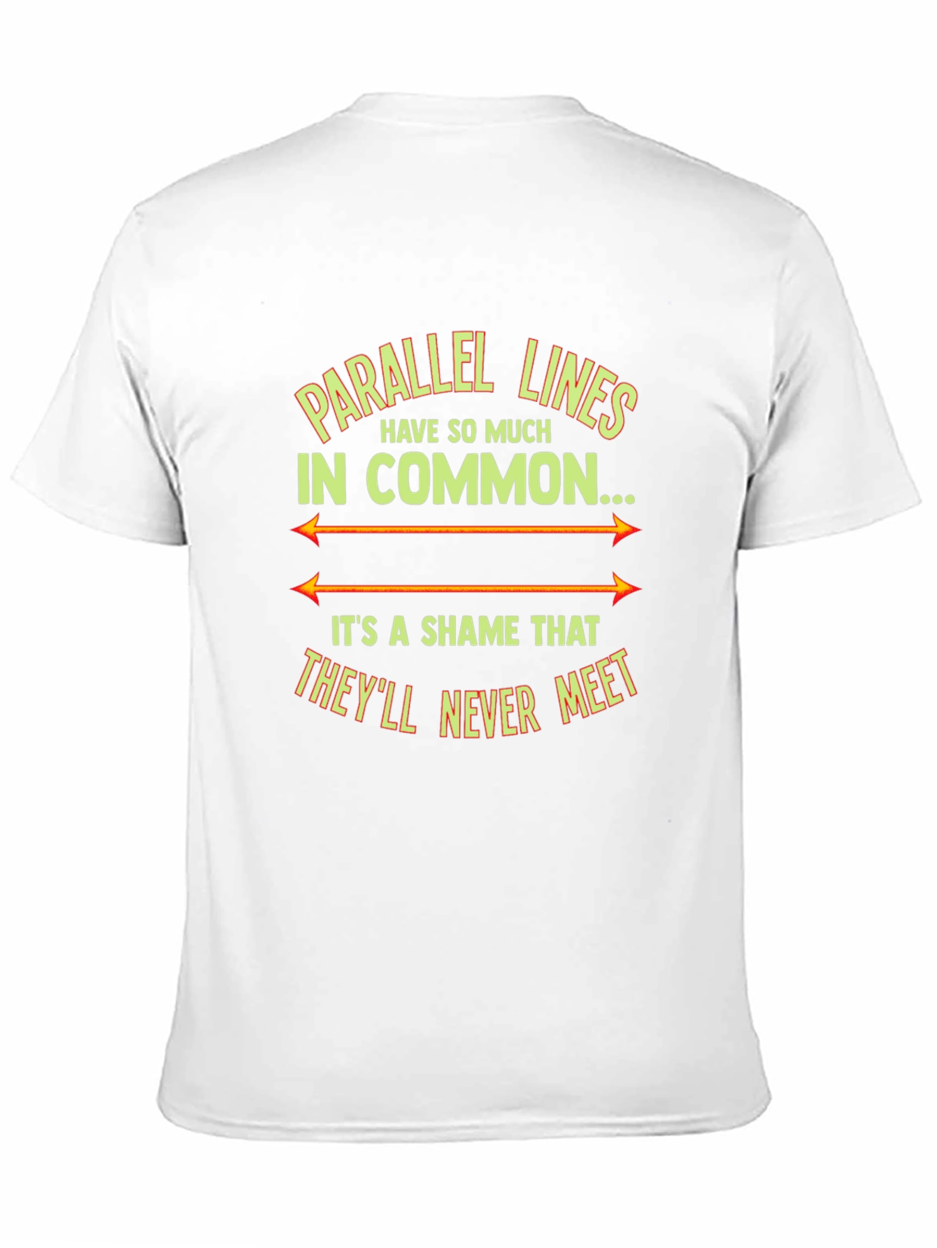 Parallel Lines Graphic T-Shirt - Never Meet