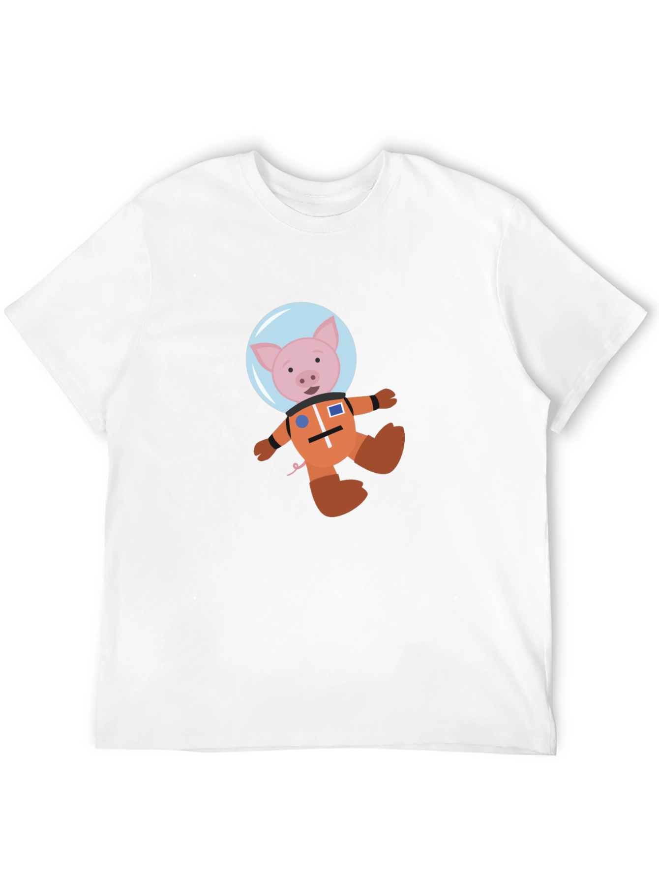 Astronaut Pig Graphic T-Shirt