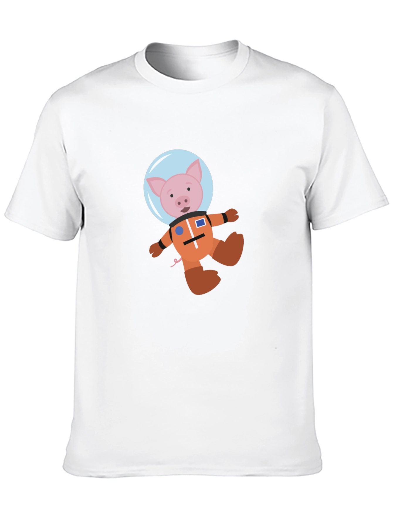 Astronaut Pig Graphic T-Shirt