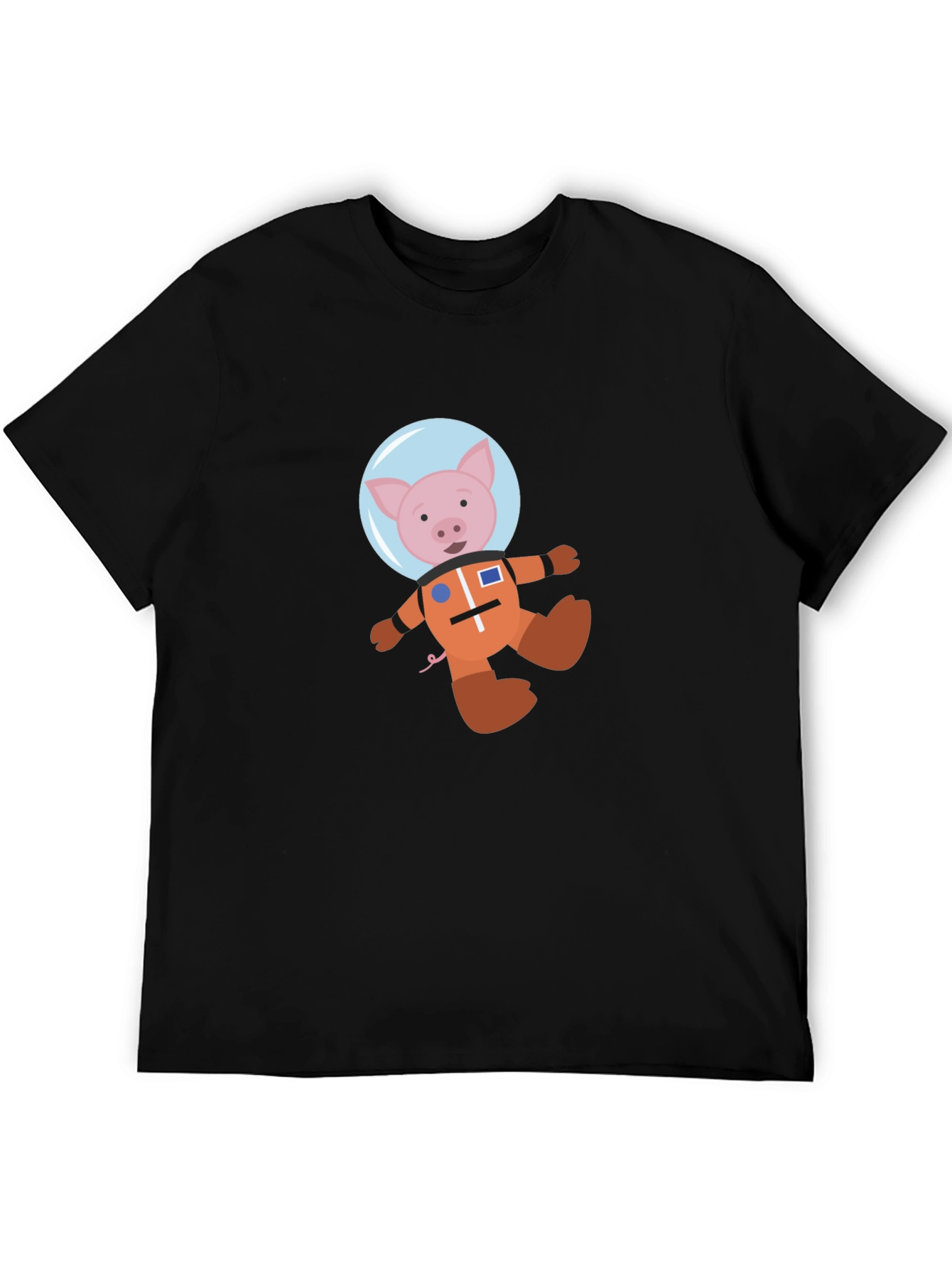 Astronaut Pig Graphic T-Shirt