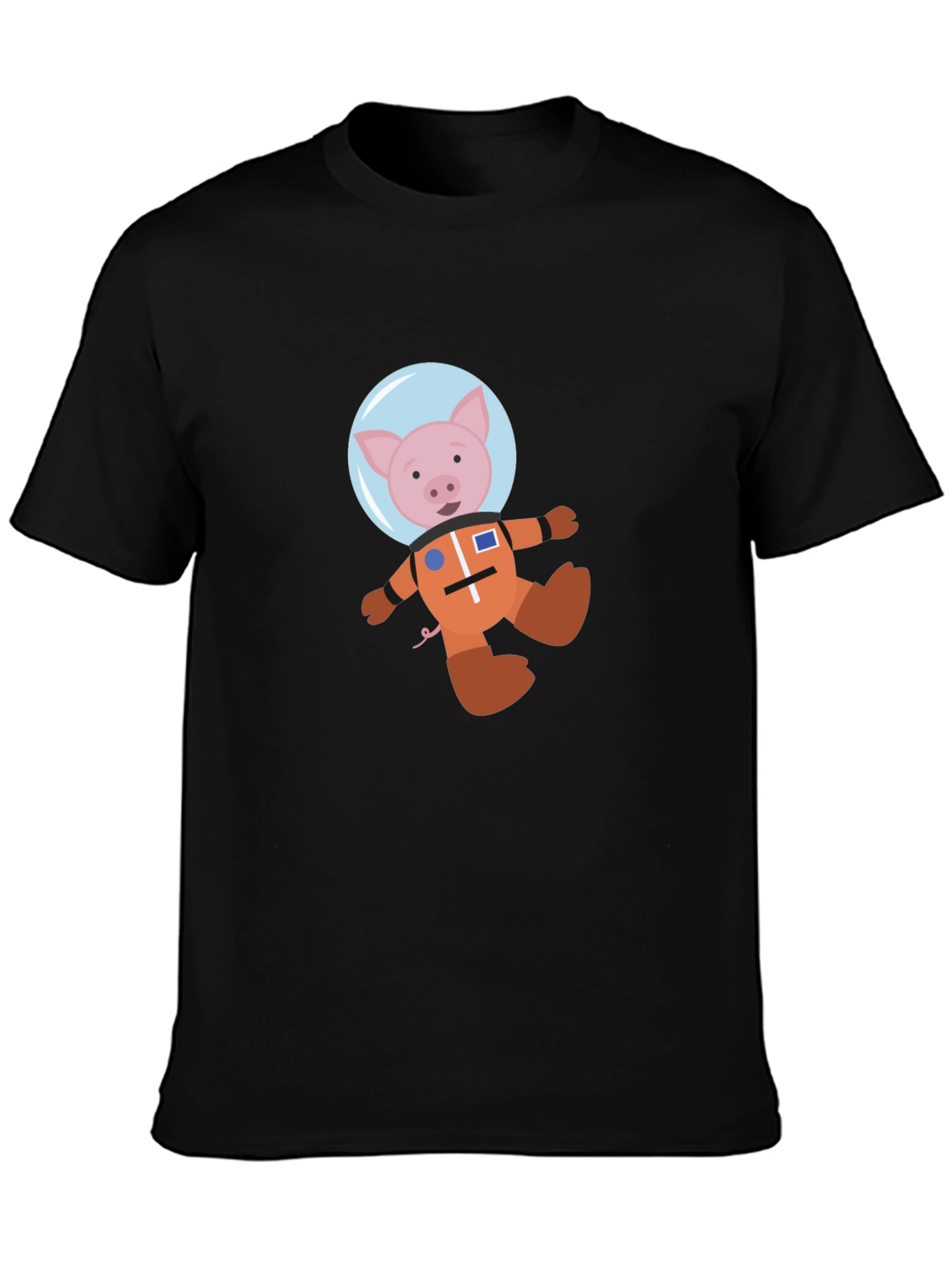 Astronaut Pig Graphic T-Shirt
