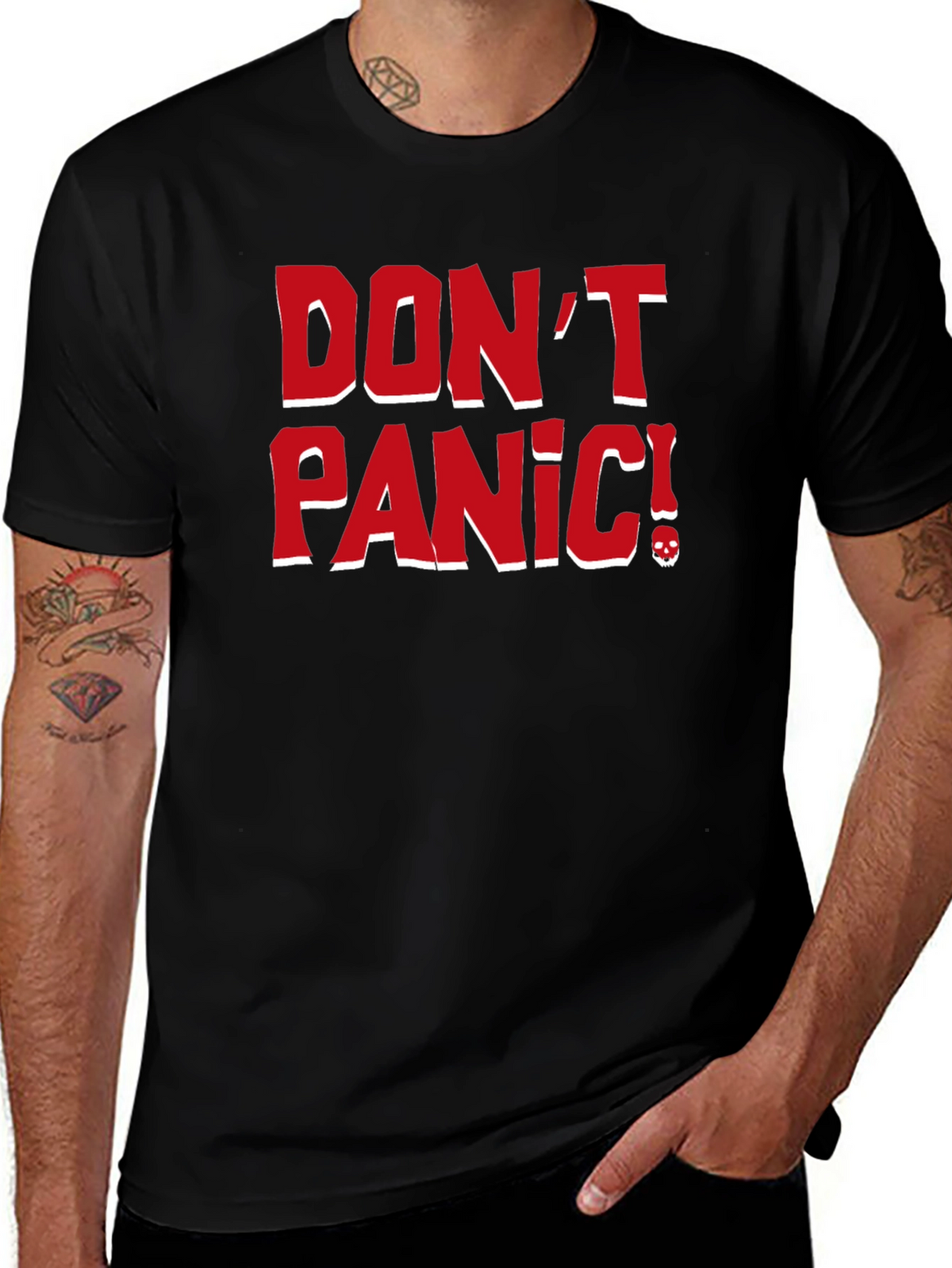 Dont Panic T-Shirt - Bold Graphic Tee