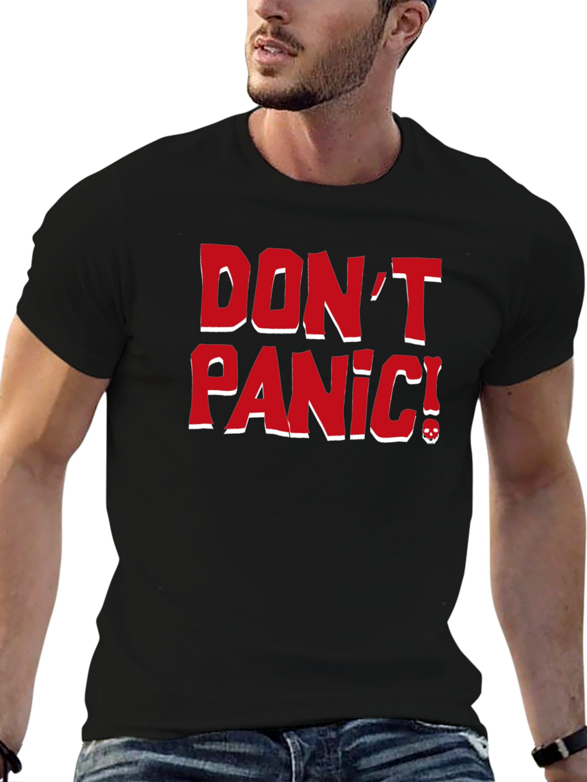 Dont Panic T-Shirt - Bold Graphic Tee