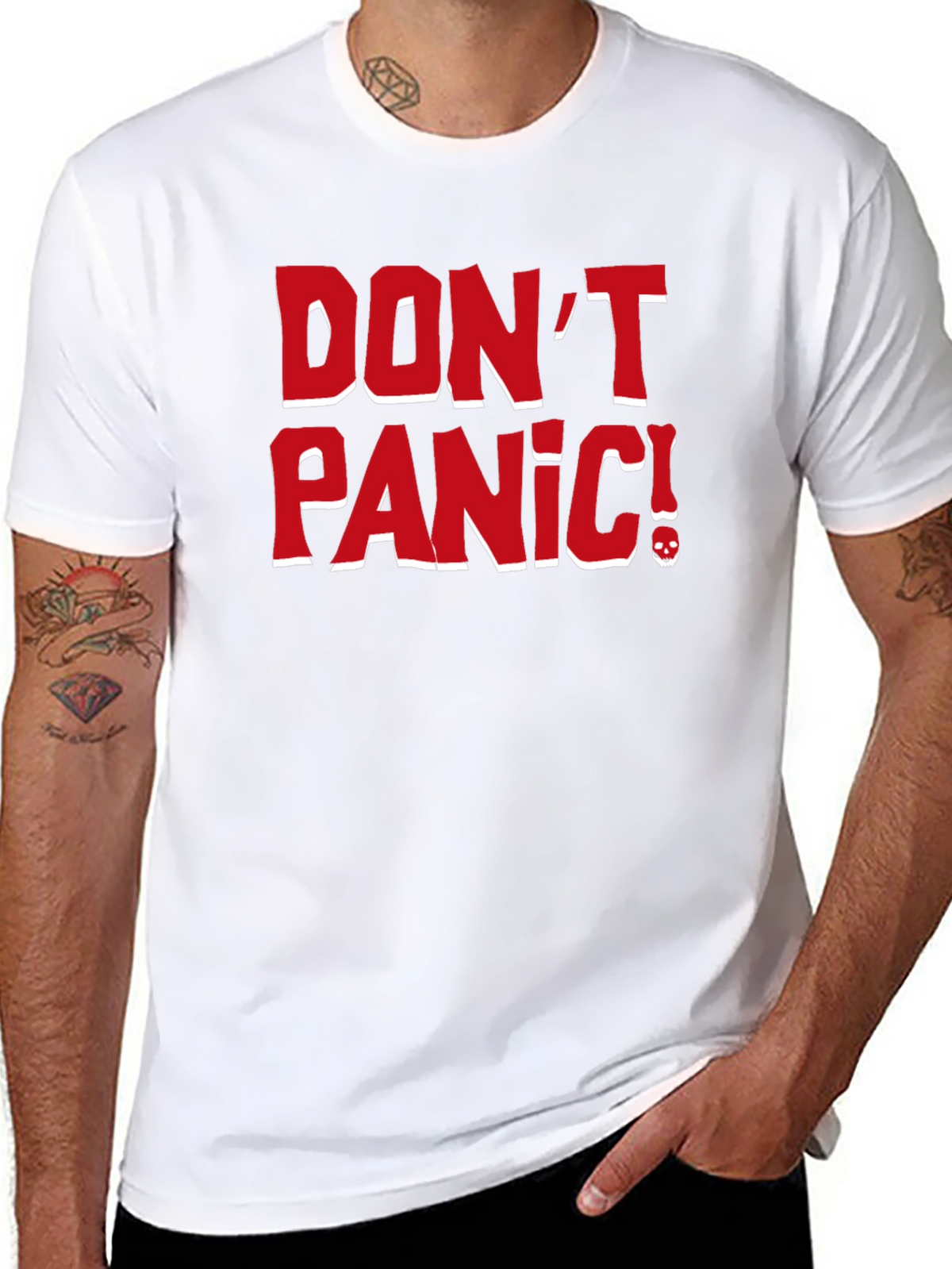 Dont Panic T-Shirt - Bold Graphic Tee