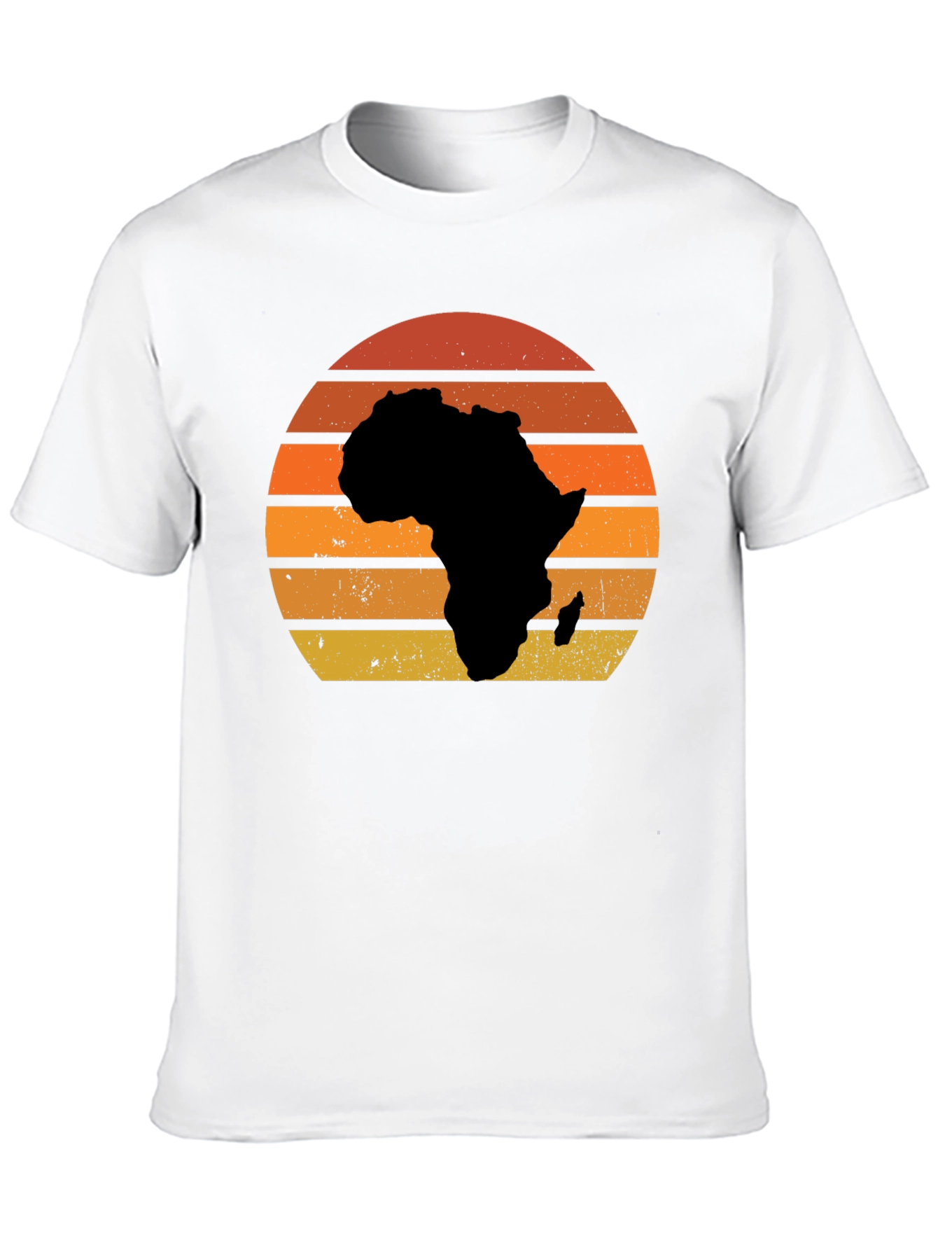 Africa Sunset T-Shirt - Black Graphic Tee