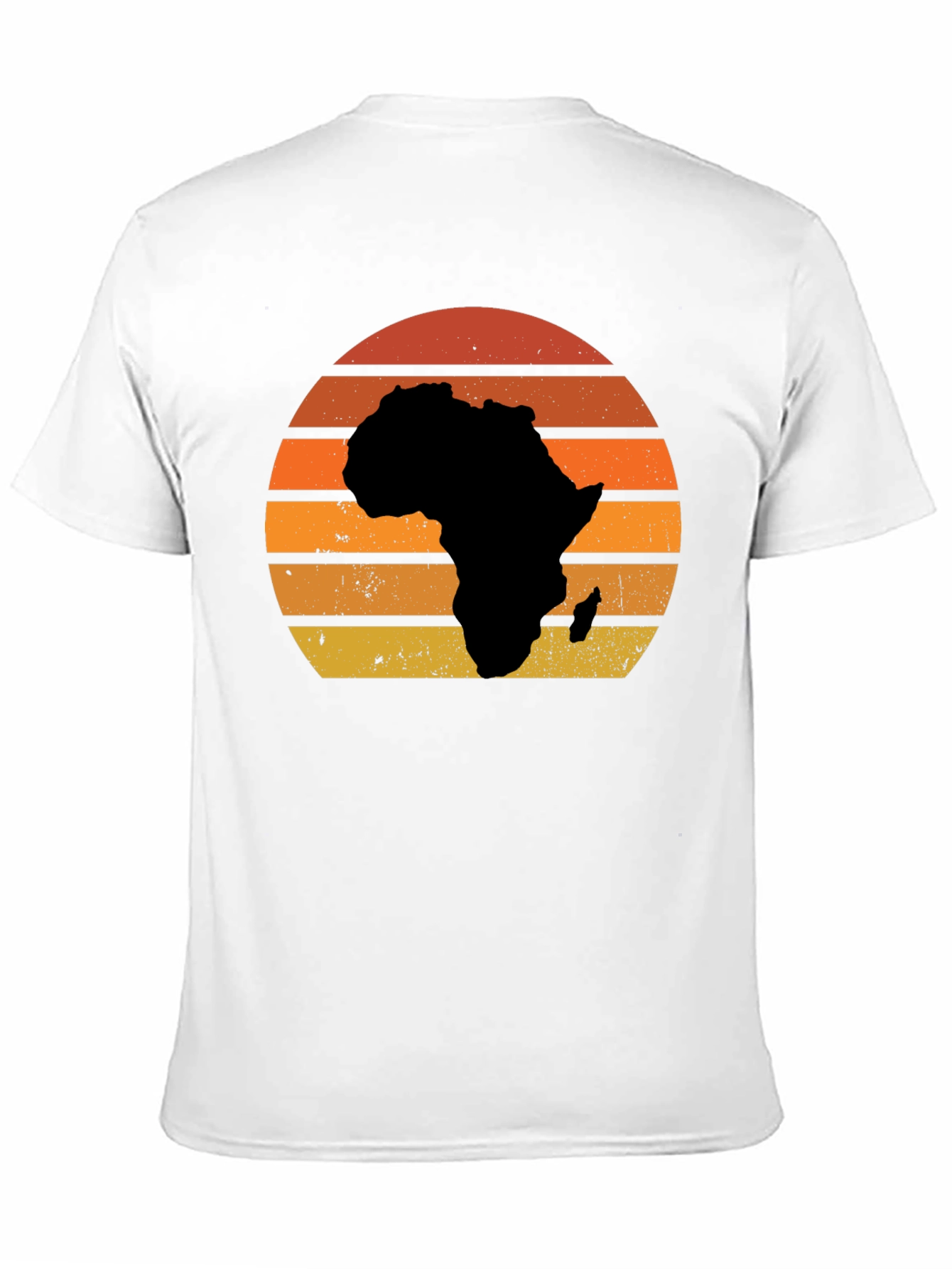 Africa Sunset T-Shirt - Black Graphic Tee
