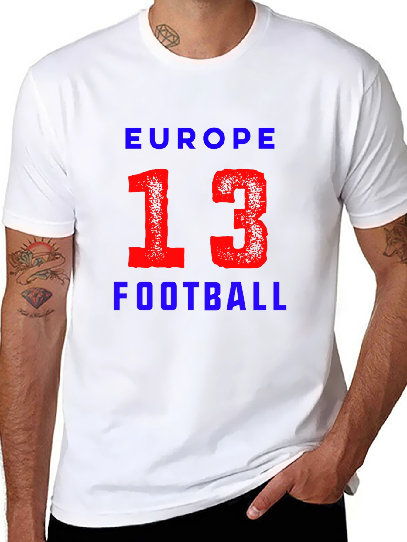 Europe 13 Football Graphic T-Shirt