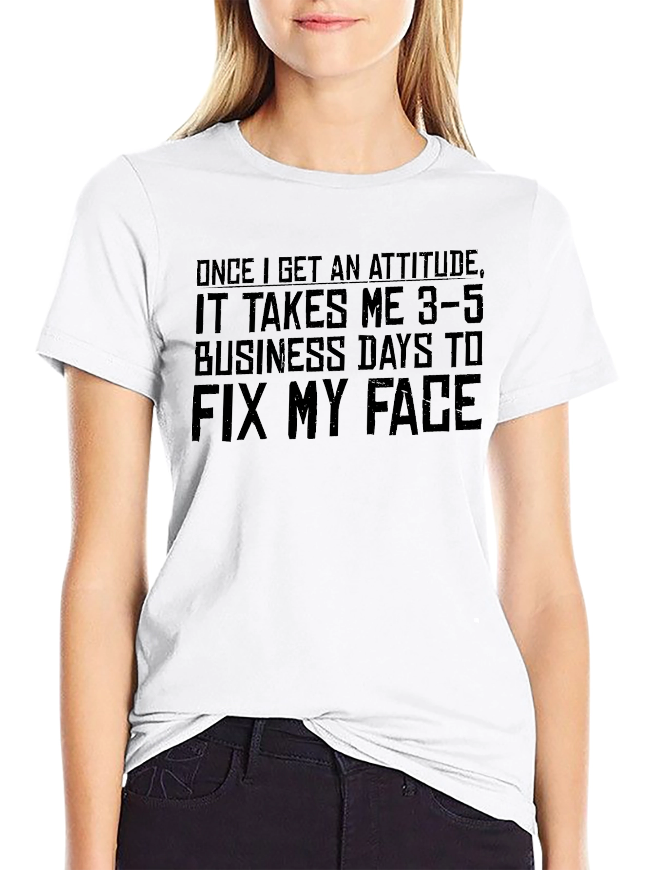 Attitude T-Shirt - Funny Graphic Tee for Men